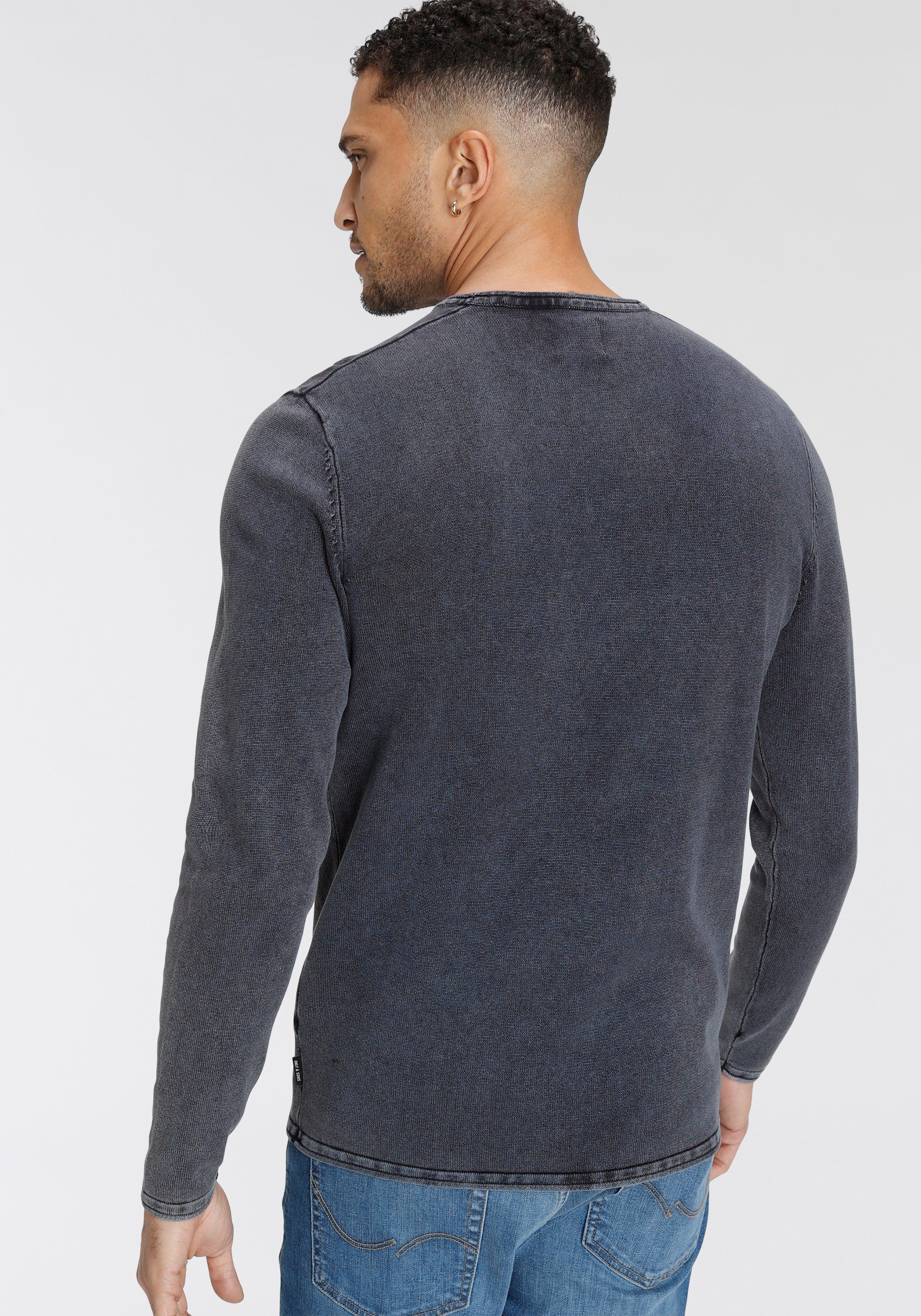 ONLY & SONS Rundhalspullover OS WASH günstig online kaufen