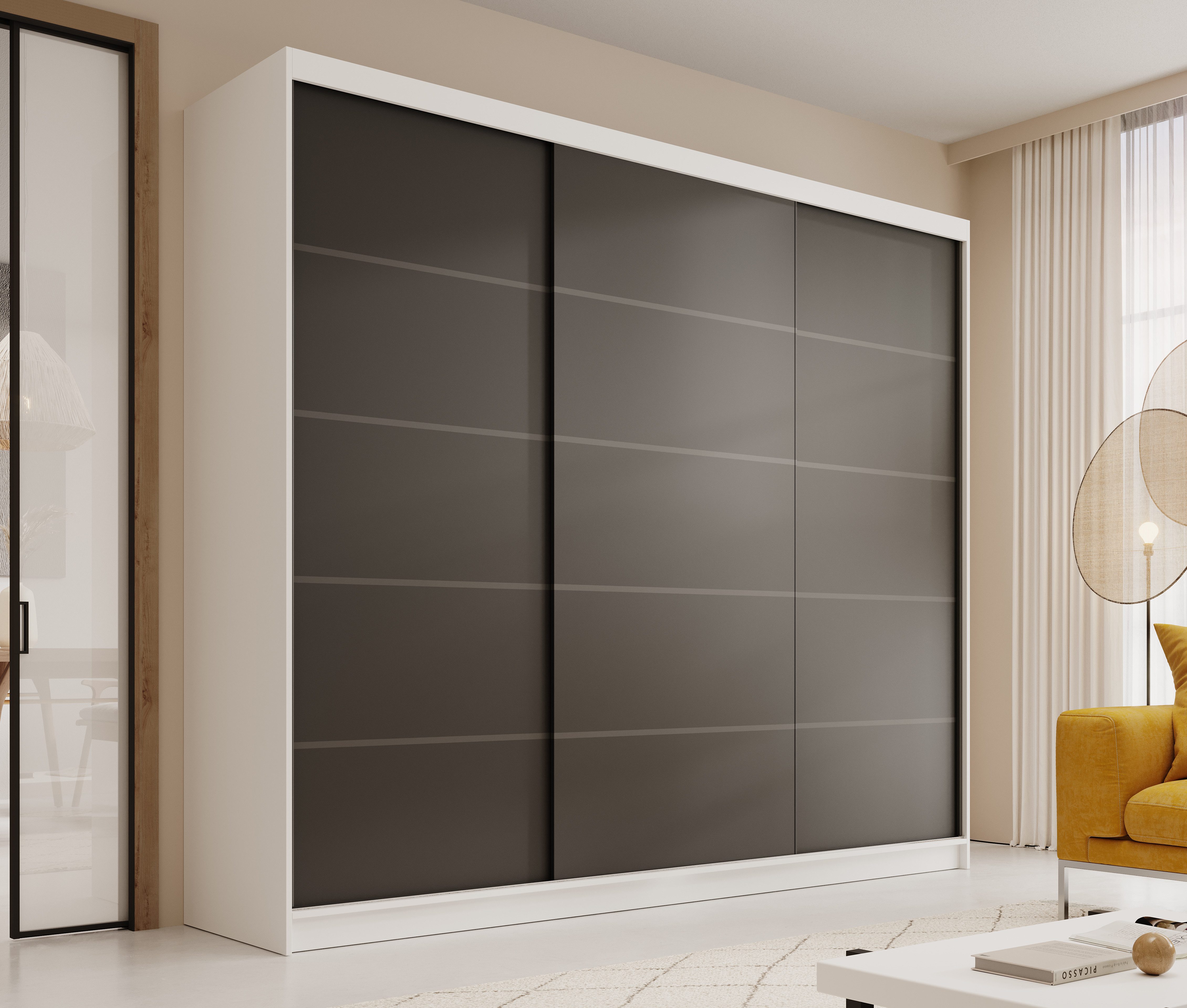 MOEBLO Schiebetürenschrank Velora 250 (Moderner Kleiderschrank günstig online kaufen