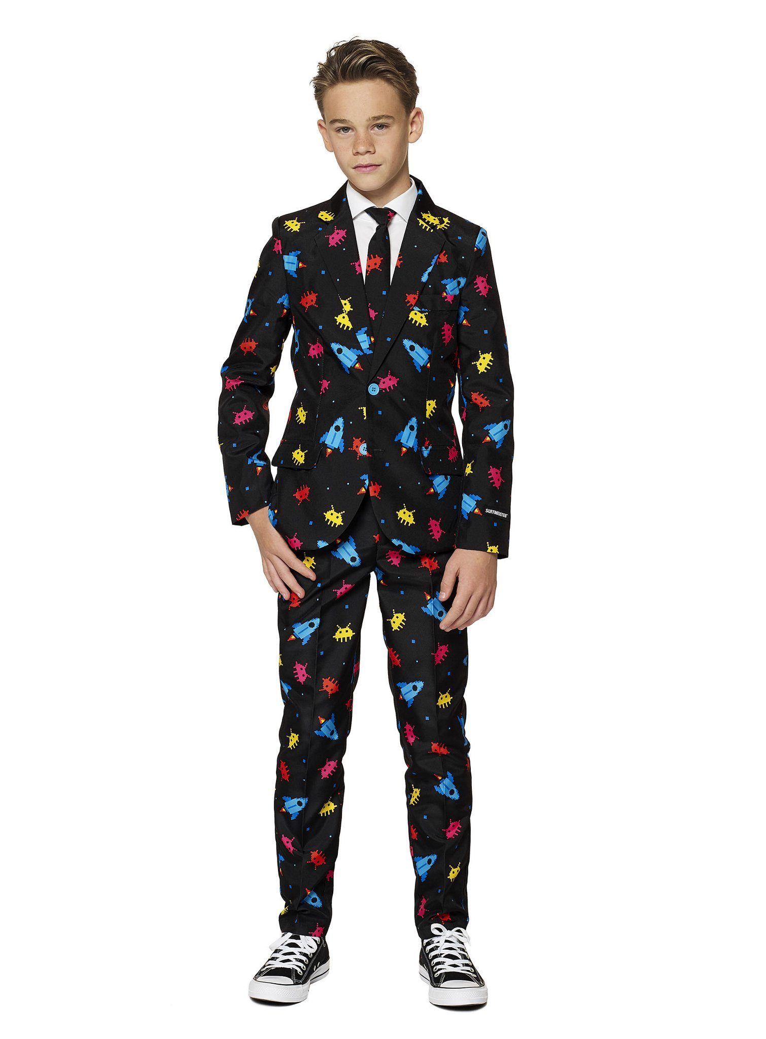 SuitMeister Kostüm »Boys Videogame«, Knalliger Anzug für Kinder und  Jugendliche von 4 bis 16 Jahren online kaufen | OTTO