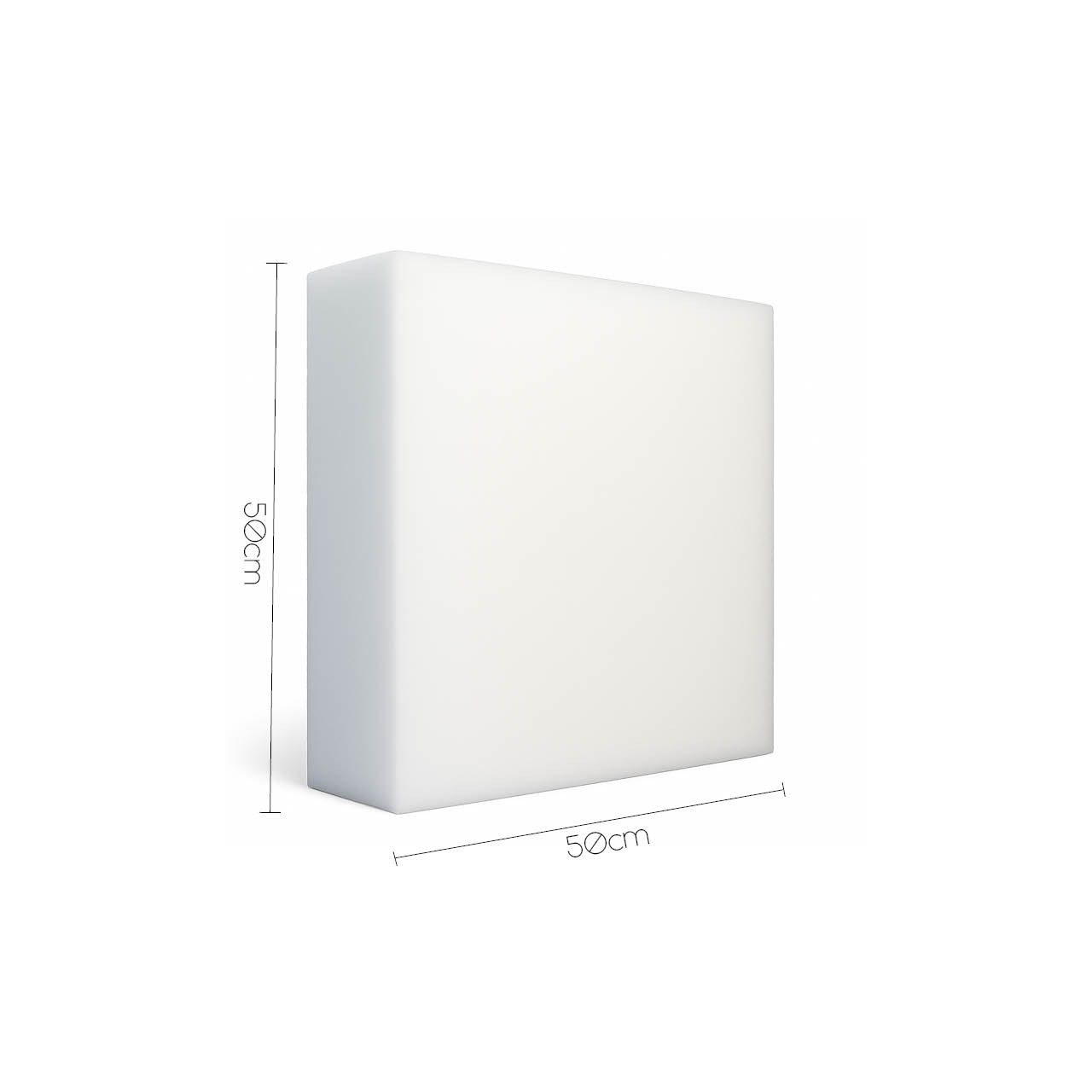 POWER SCHAUMSTOFF Sitzkissen Schaumstoff, Sitzkissen, 50x50x3/4/5cm, Verschiedene Qualitäten – Bild 5 von 5