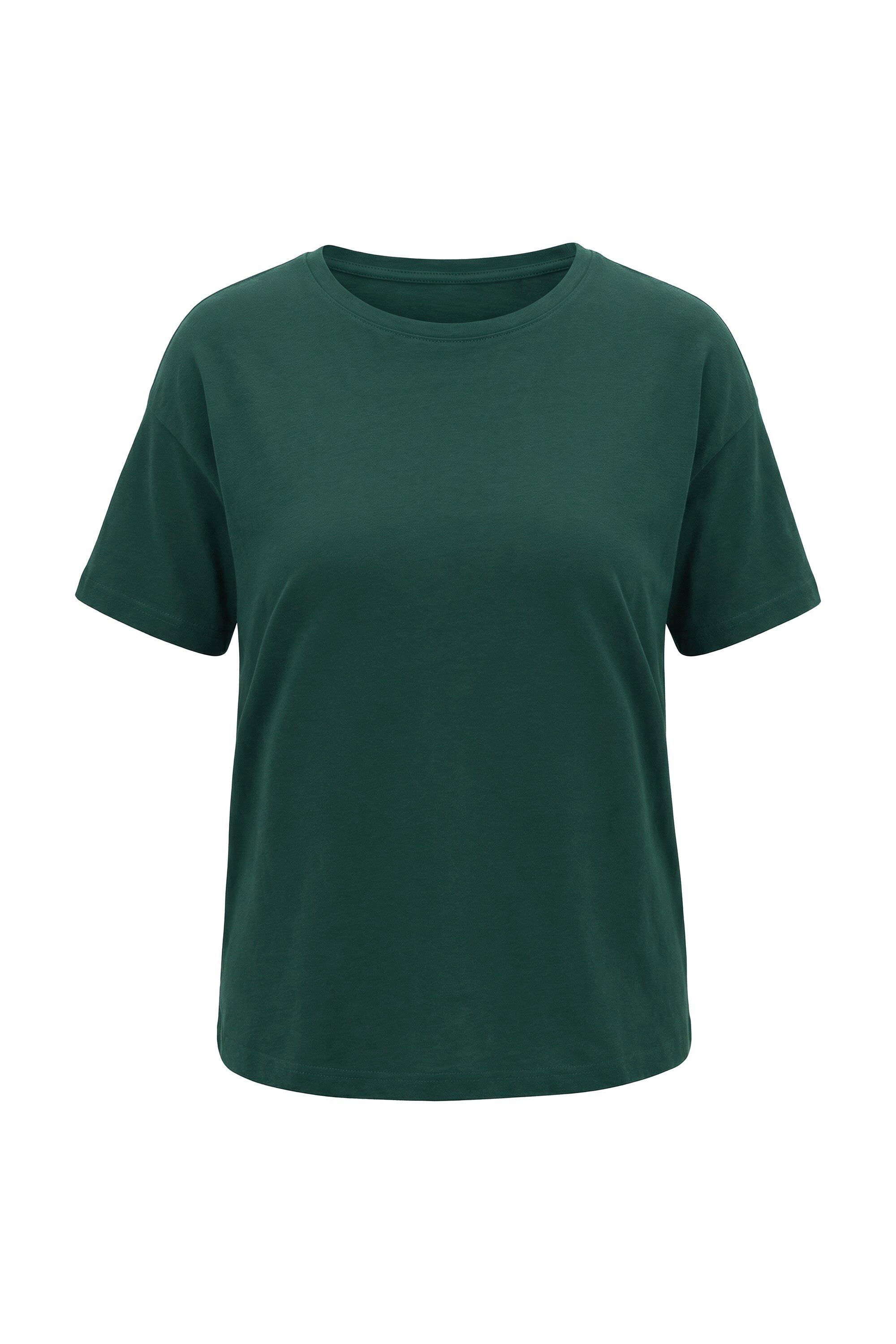 Studio Untold T-Shirt Basic-Shirt Relaxed Shape überschnittene Schultern günstig online kaufen