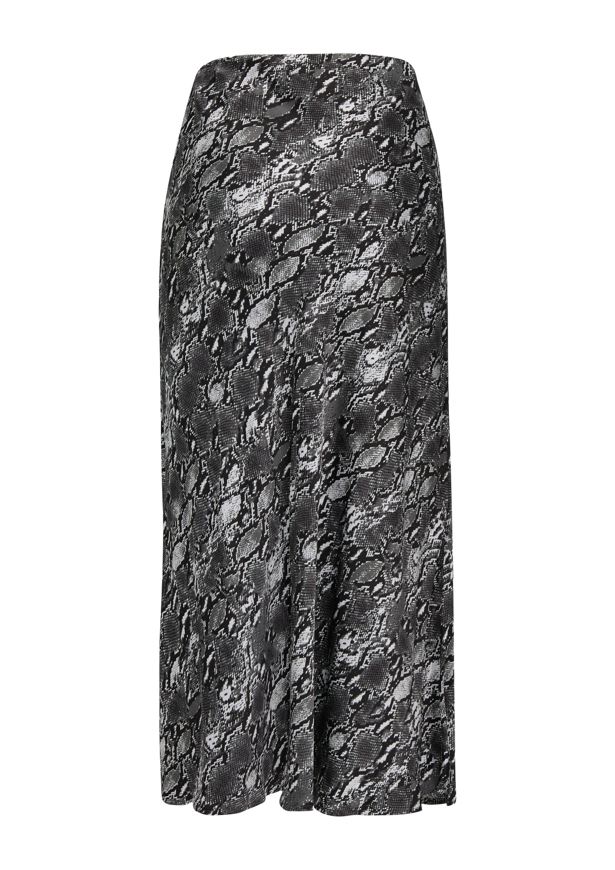 s.Oliver Midirock Rock Ausgestellter Satinrock mit Elastiktape günstig online kaufen