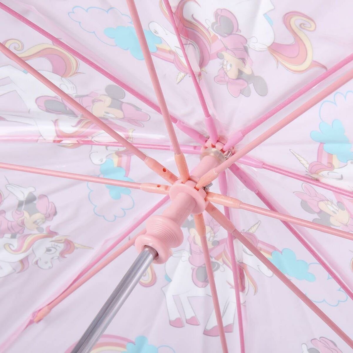Disney cm Taschenregenschirm Minnie 66 Minnie Regenschirm Rosa Ø Mouse Mouse