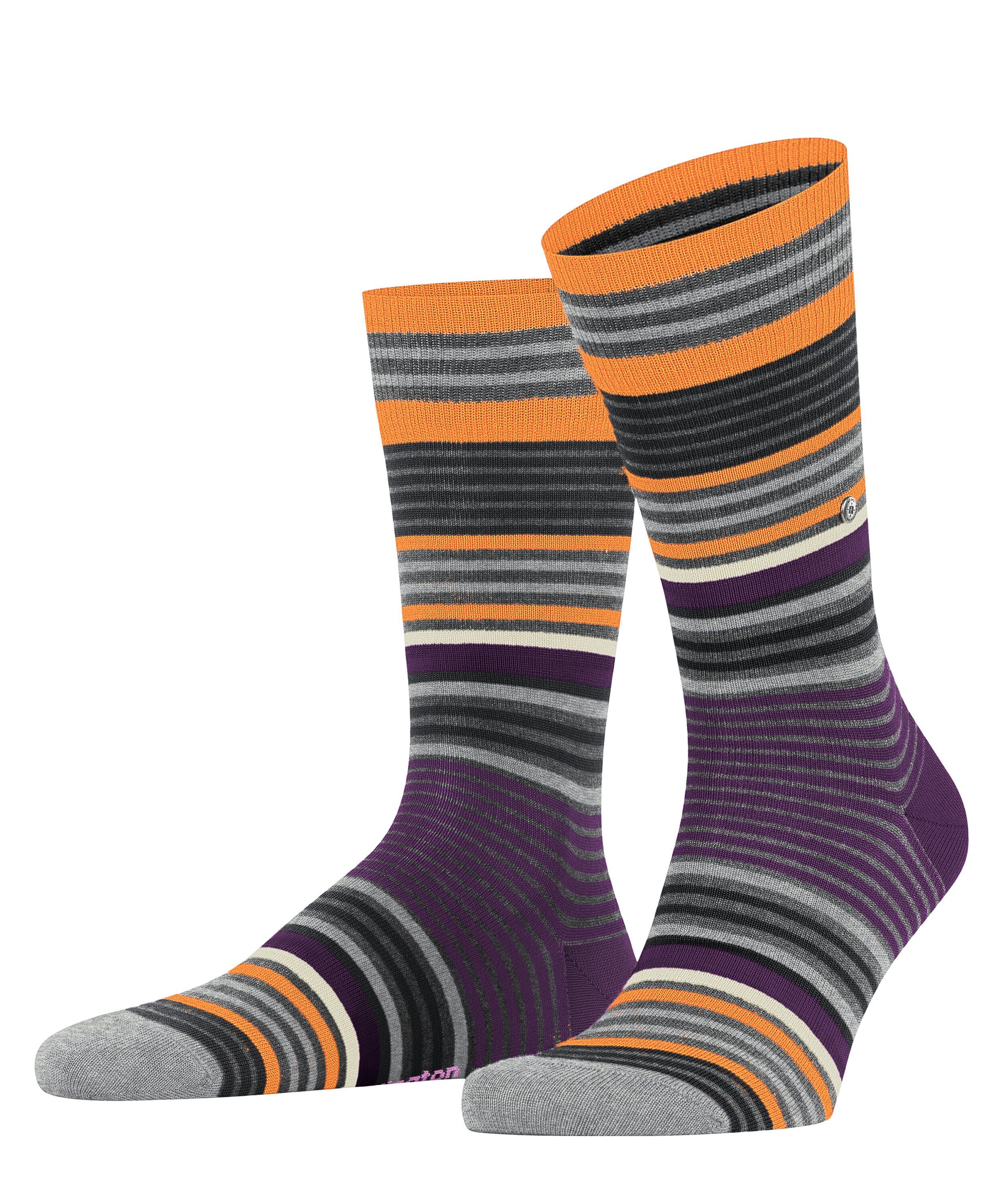 Burlington Socken Stripe (1-Paar) dark grey (3071)