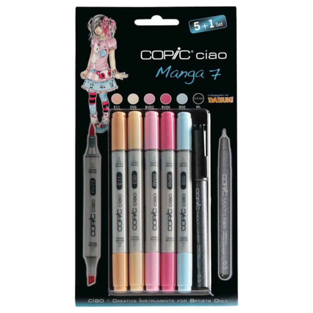 Marker Ciao 5+1 Set Manga 7 - Kleinformatiges Produkt in Deutsch