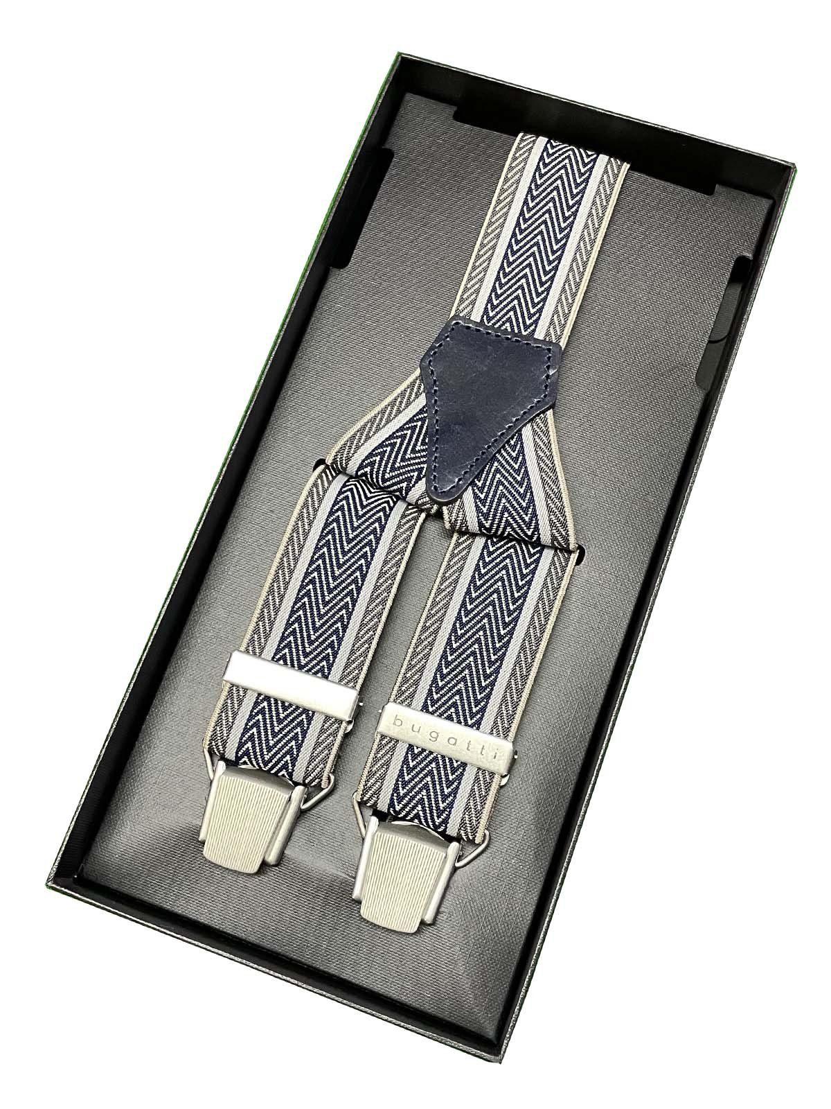 Hosenträger mm Bugatti-Hosenträger Stripe 35 LLOYD Marine Men’s Gr.120 Vollrindle Belts