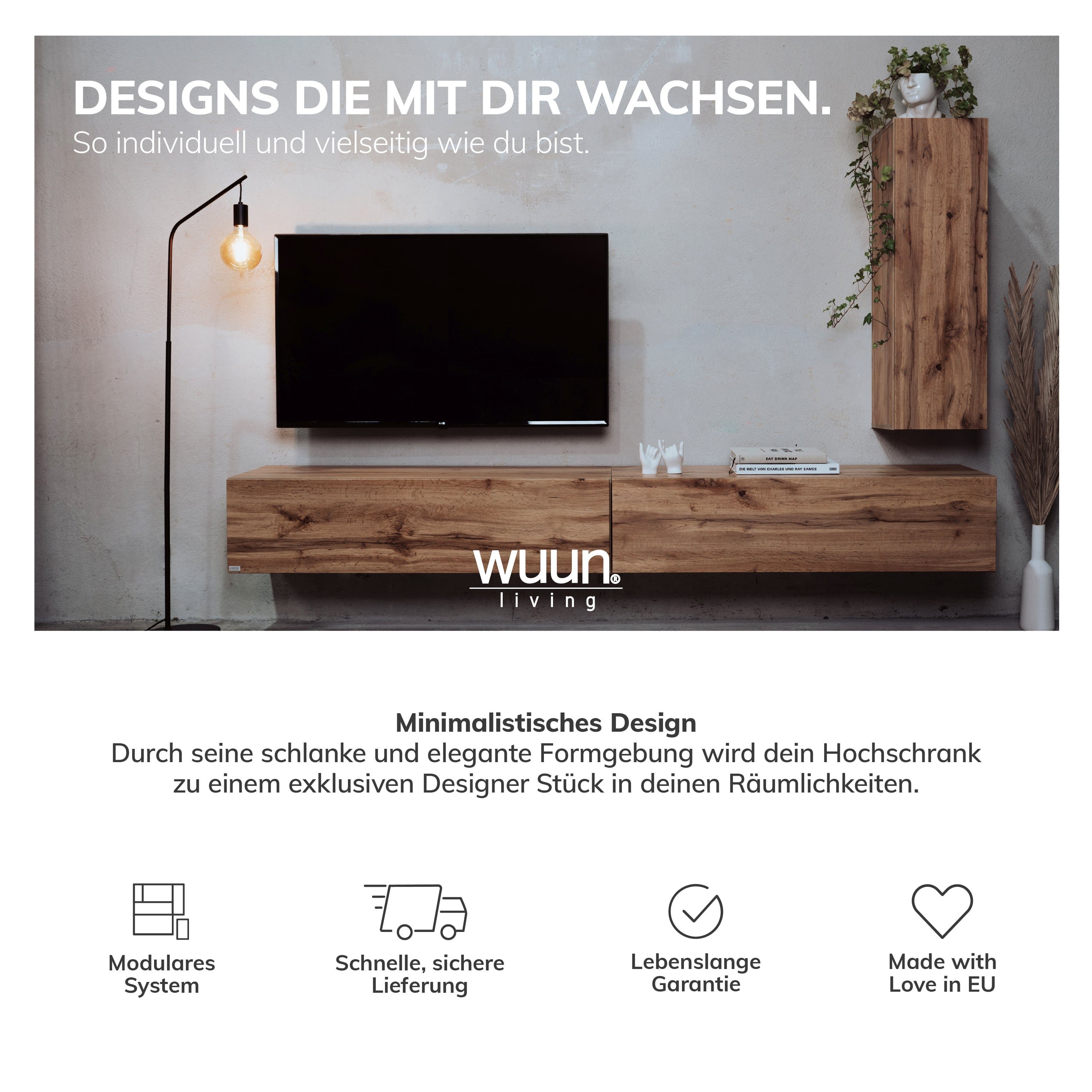 Wuun TV-Board Wuun® Somero Lowboard Tv-Board günstig online kaufen