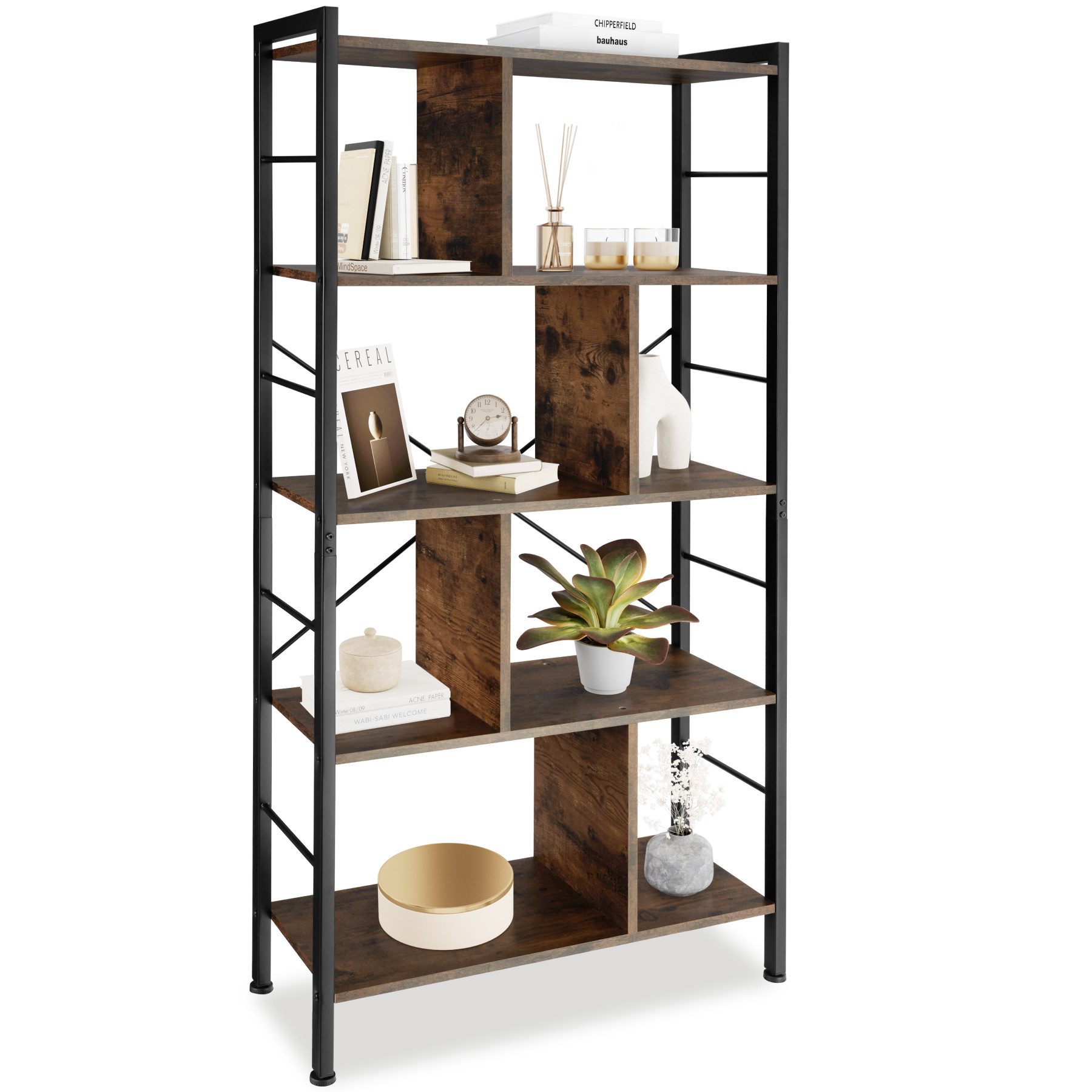 tectake Bücherregal Regal, Set 1-tlg., Industrial günstig online kaufen