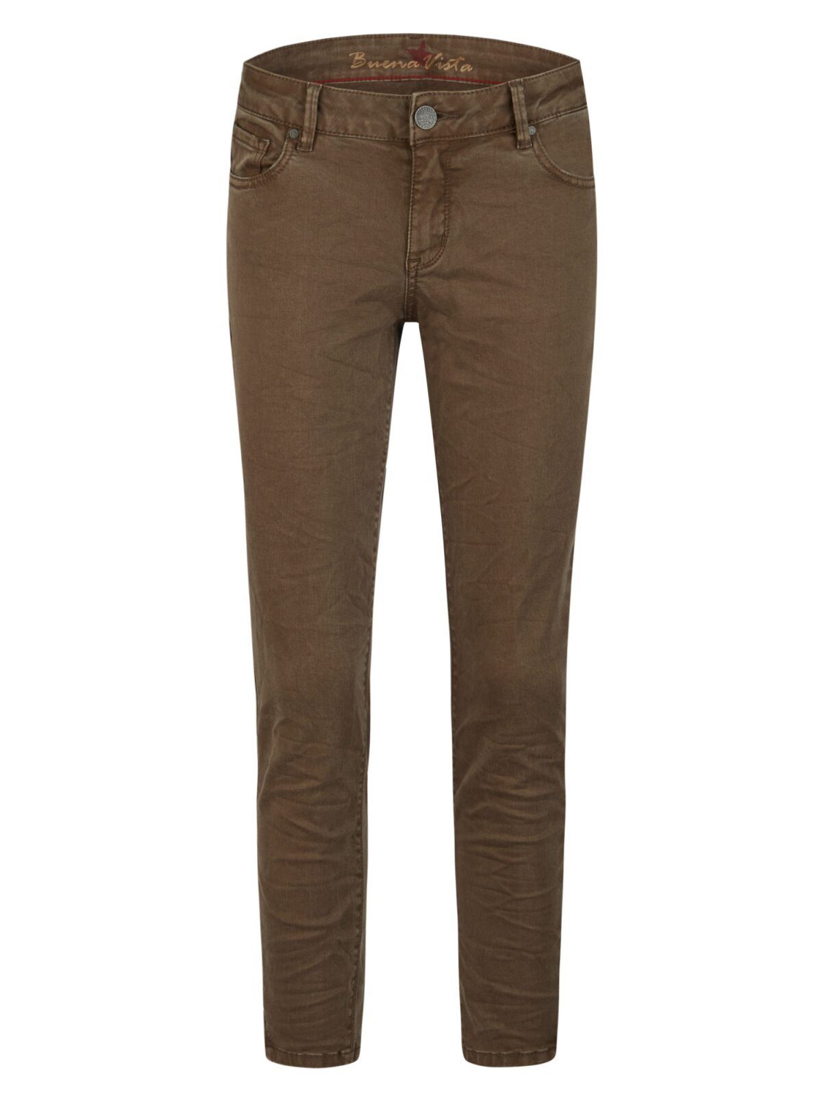 Stretch-Jeans V 4141.5199 Stretch ITALY BUENA - Buena Twill B5311 2309 Vista coffee 7/8 VISTA