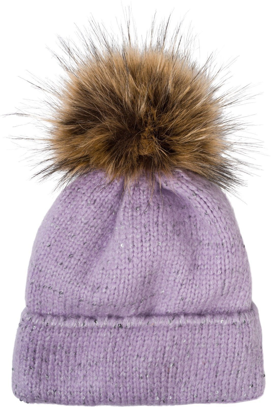 styleBREAKER Bommelmütze Strick Bommelmütze Einfarbig Pailletten günstig online kaufen