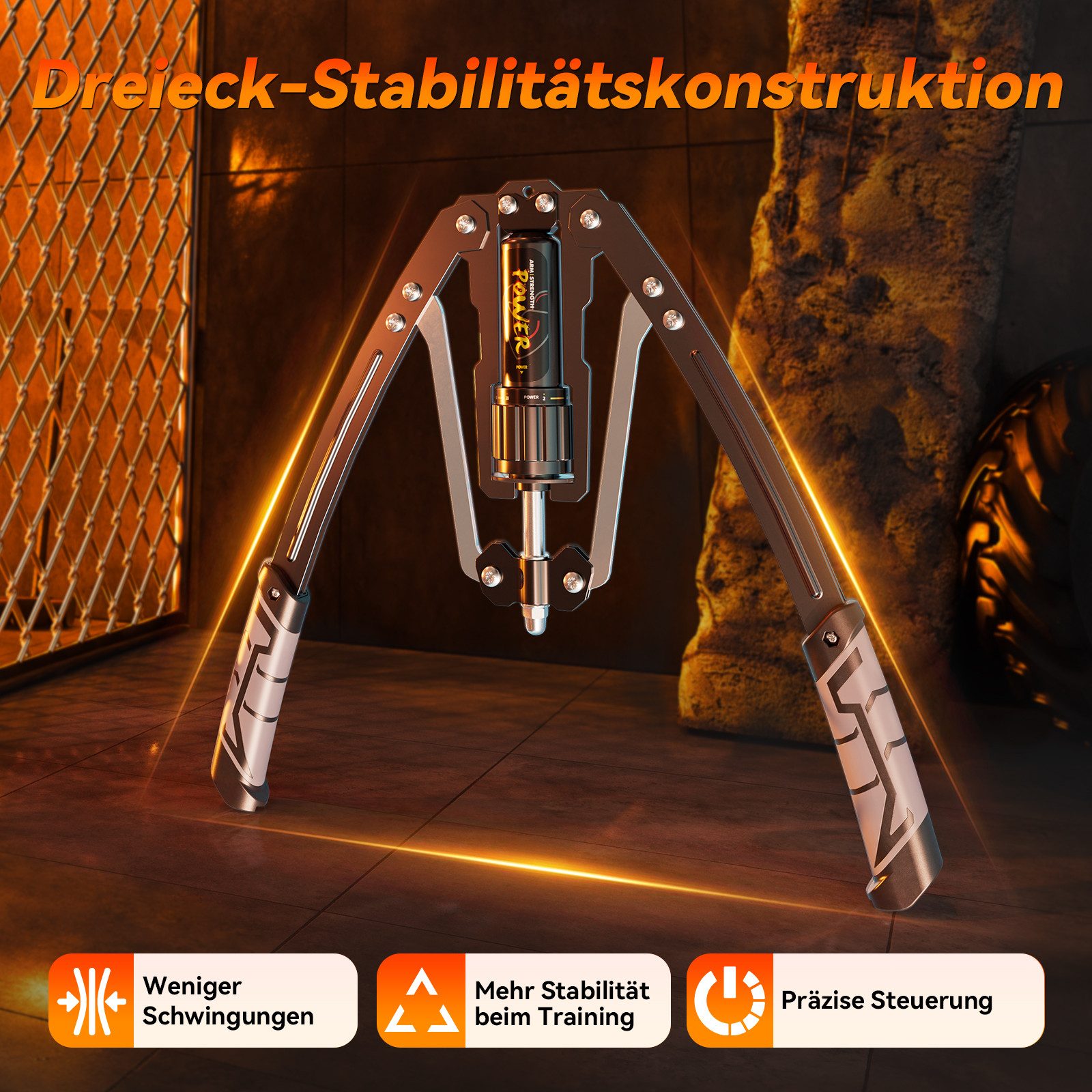 ANYLIFE Hantel Verstellbarer Hydraulik Power Twister, Hydraulische Biegehantel, (für Brust-, Arm- und Schultertraining), Krafttrainingsgerät für Heimfitness