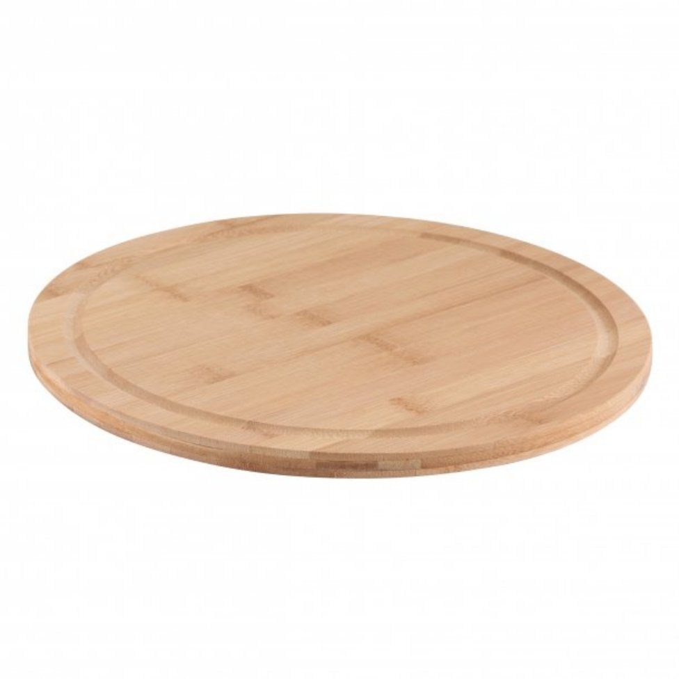 axentia Стейк тарелка Fleischteller,Bambus,Saftrille,Ø ca.30cm 125238, (1 St)