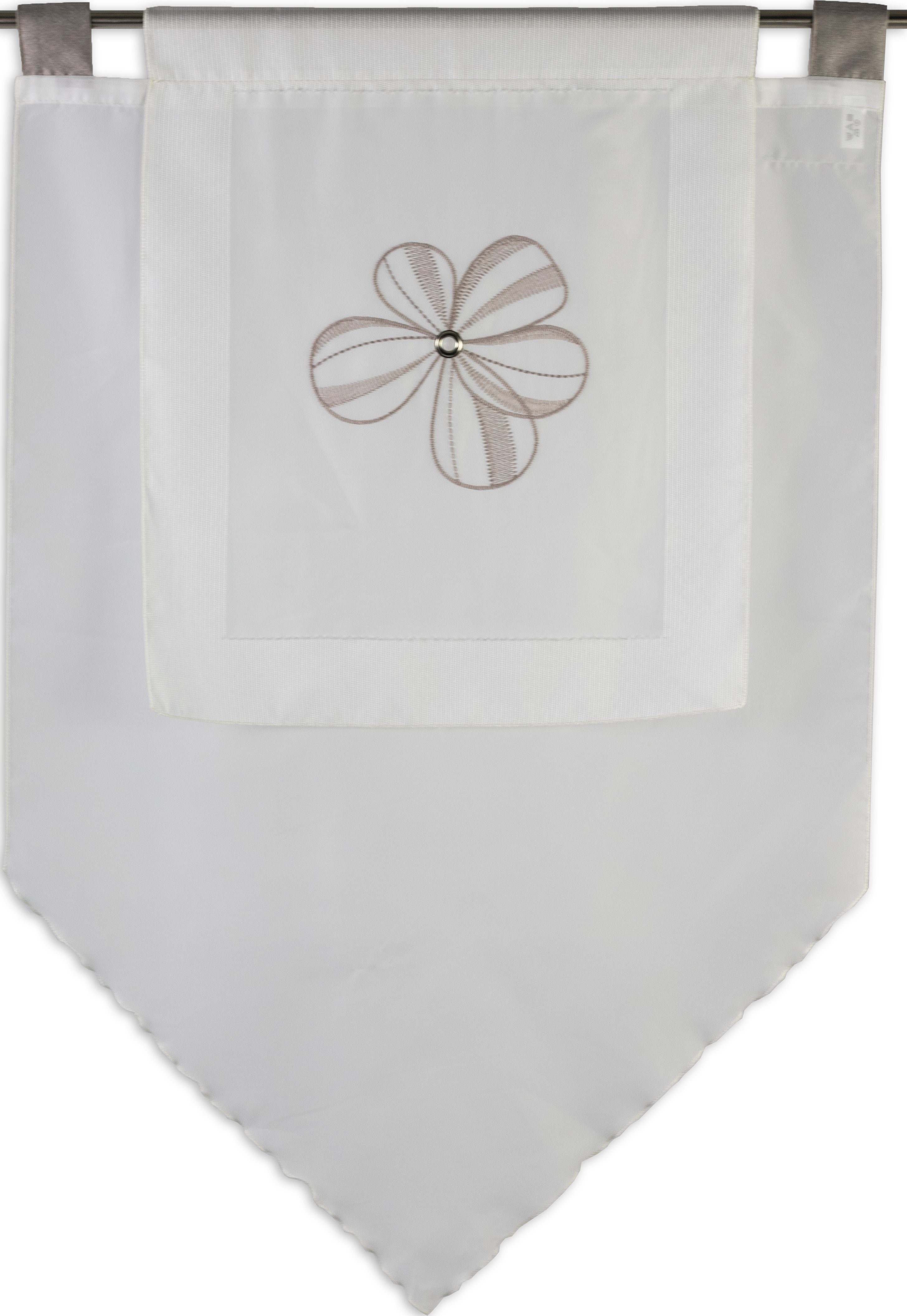 EXPERIENCE Kuvertstore Scheibengardine Küchengardine Bistrogardine 2230 Gra günstig online kaufen