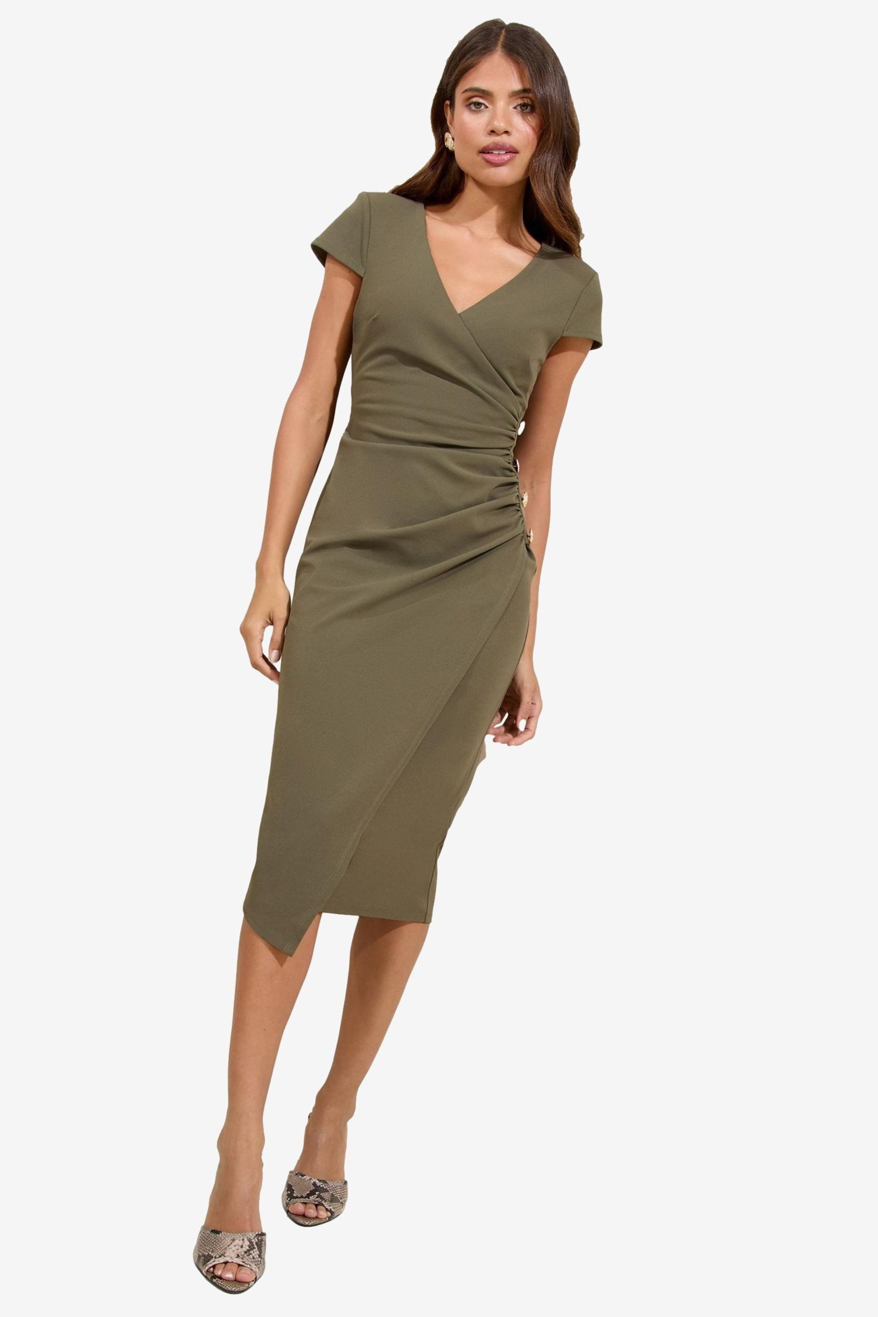 LIPSY Midikleid Lipsy Kurzärmeliges Midikleid, Regular (1-tlg) günstig online kaufen