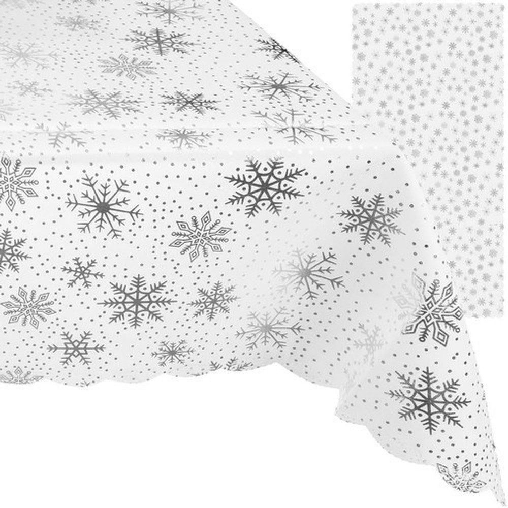 Ruhhy Tischdecke Weihnachtstischläufer Tischdecke (Spar-Set 1-tlg, dekorativ), bewahrt die Tischoberfläche vor Kratzern, Flecken