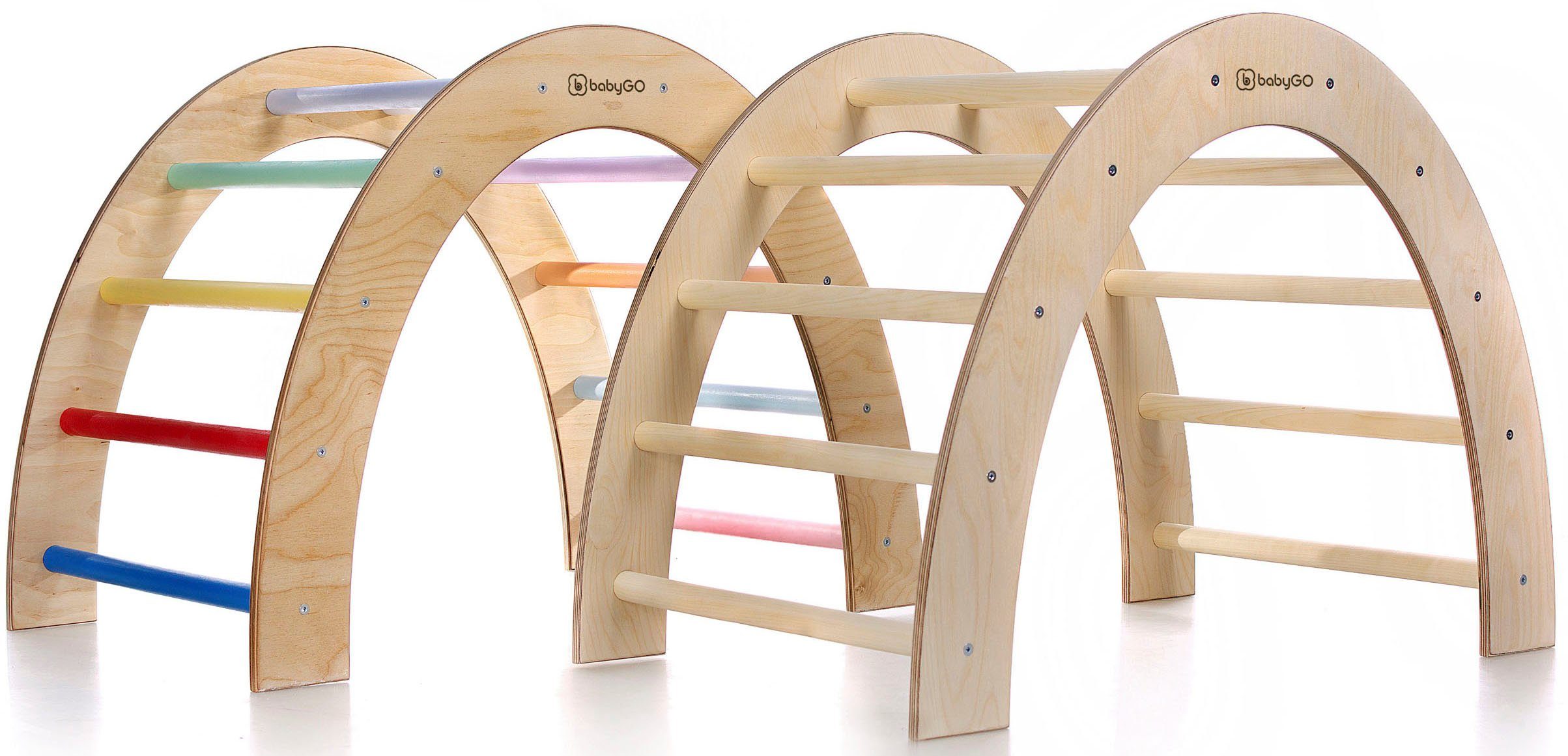 BabyGo Klettergerüst Woodland Kletterbogen, Arch, bunt, Made in Europe