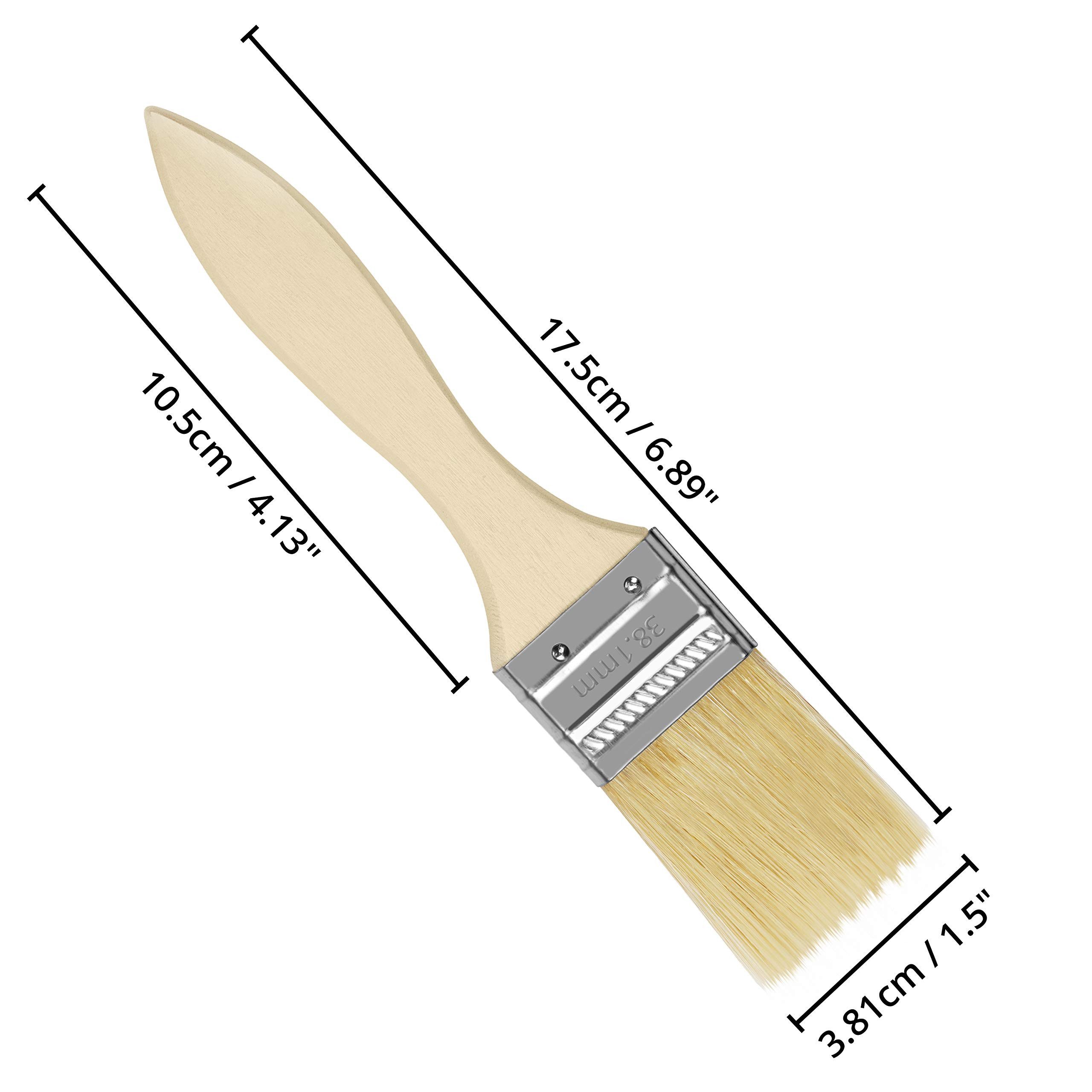 Thumbnail - Kurtzy Lackierpinsel 24er Pinselset 38,1mm - Malerpinsel 17,5cm, (24 St)