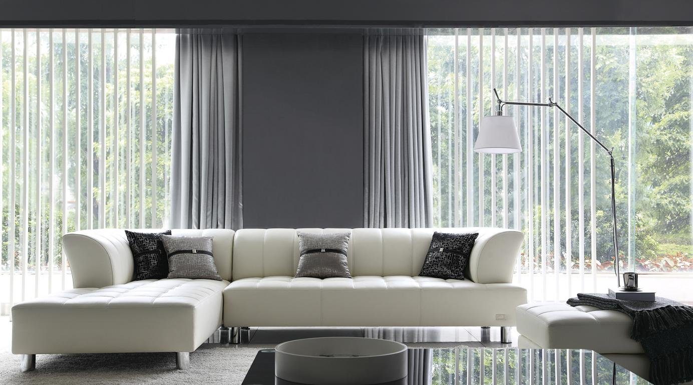 Ledersofa Ecksofa JVmoebel Couch 309x210 Polster in Sofa cm, Moderne Europa Wohnlandschaft Made