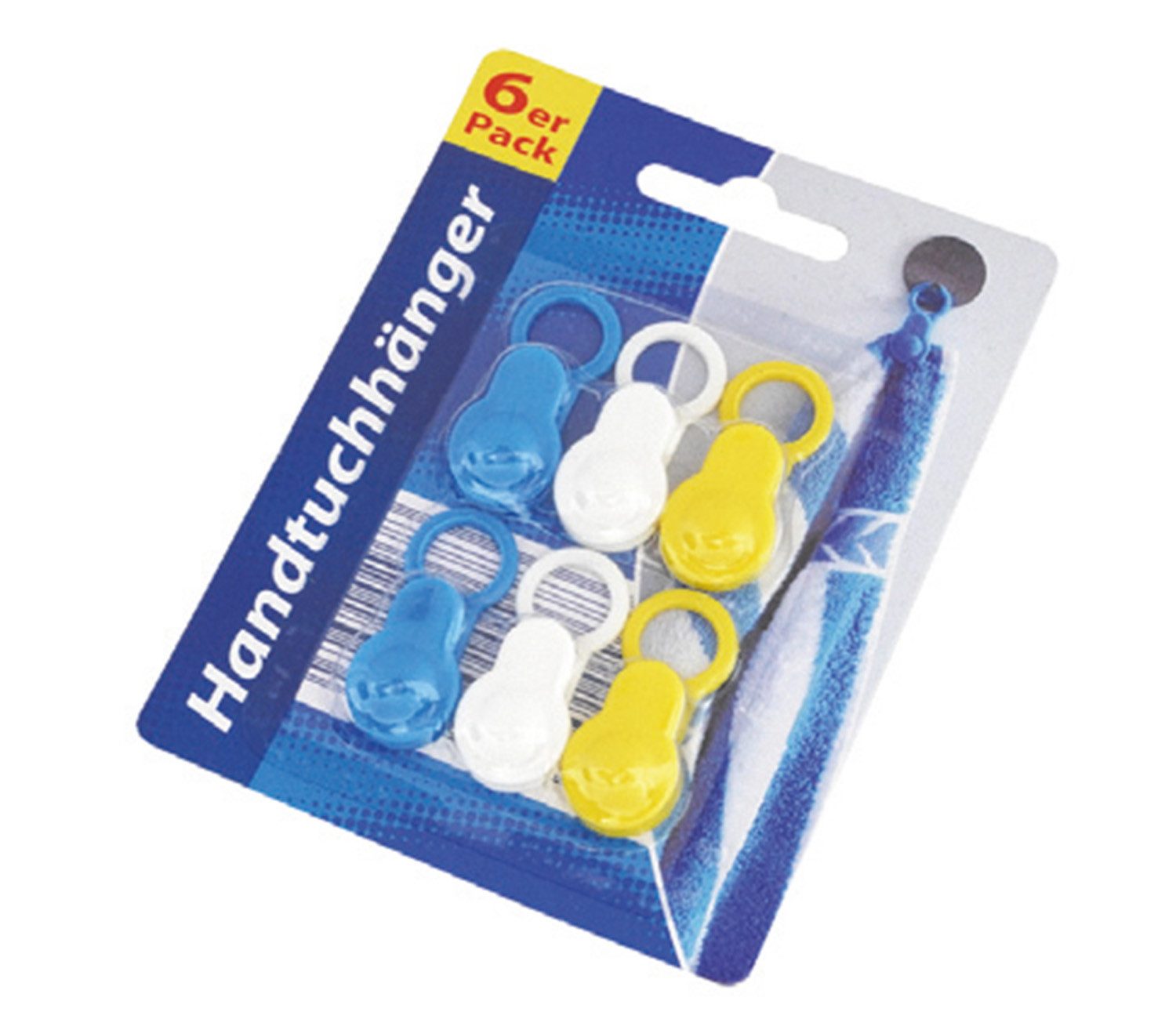 Global Partner Handtuchhaken Handtuchhänger, 6er Pack, Haushalt, (Stück, 6- günstig online kaufen