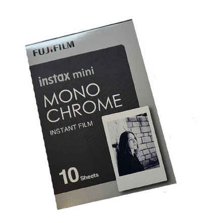 FUJIFILM 1x Fuji Instax Mini Monochrome Sofortbildfilm für Sofortbildkamera