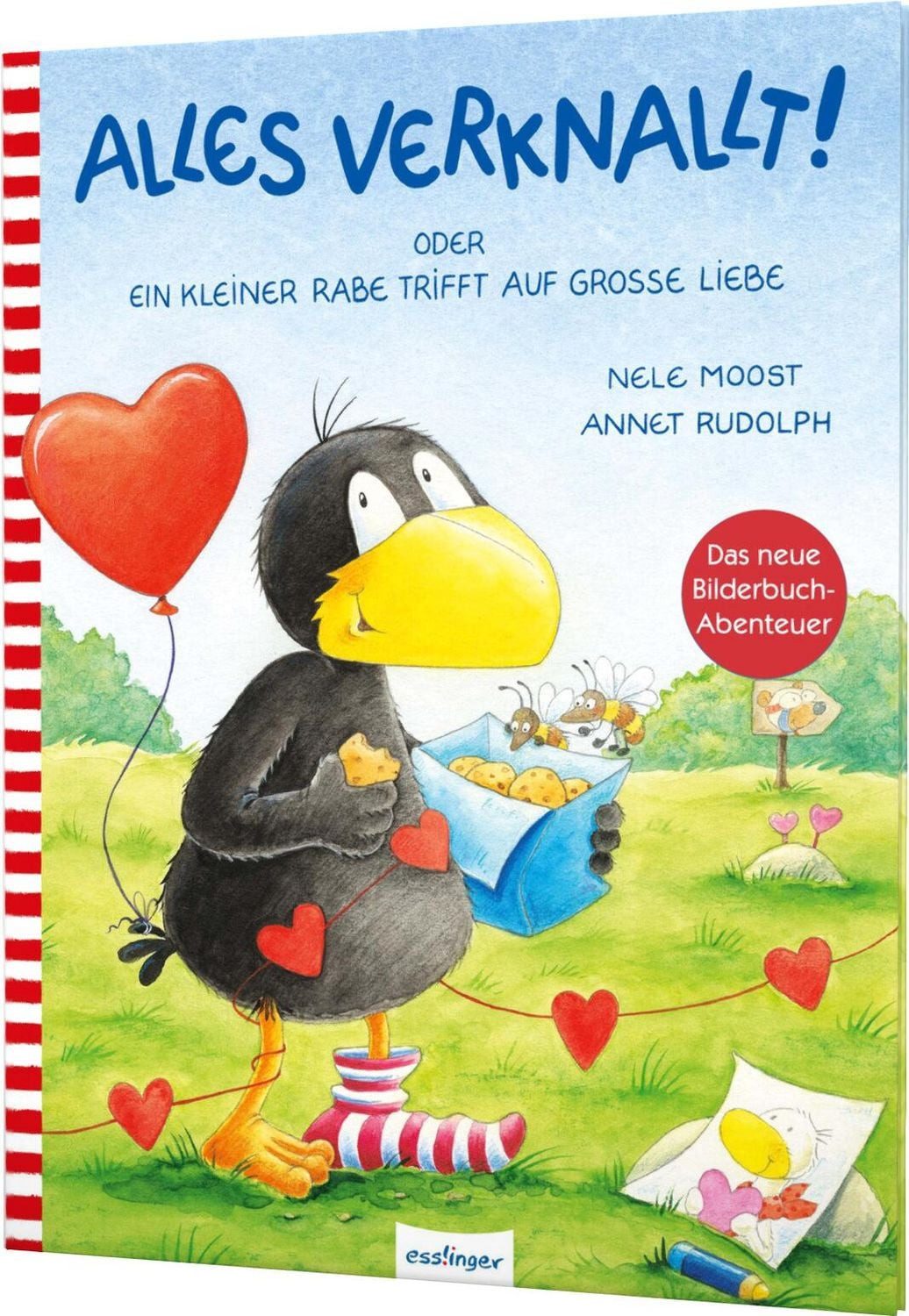 Der kleine Rabe Socke: Alles verknallt! oder Ein kleiner Rabe trifft a / Nele Moost