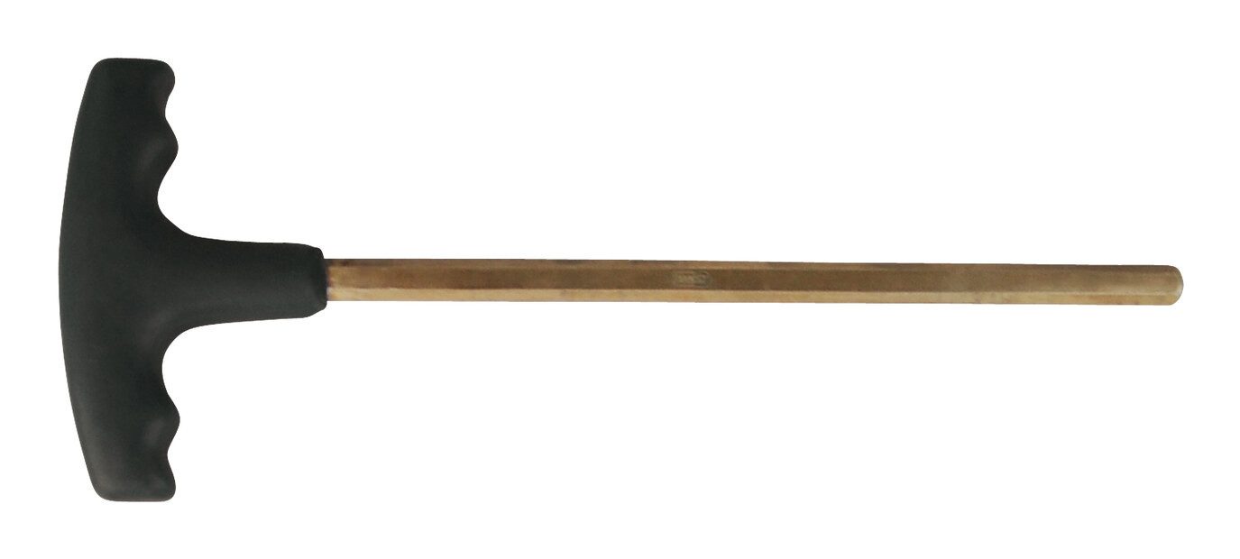 KS Tools Stiftschlüssel BRONZEplus, Innensechskant-Winkelstiftschlüssel mit T-Griff lang