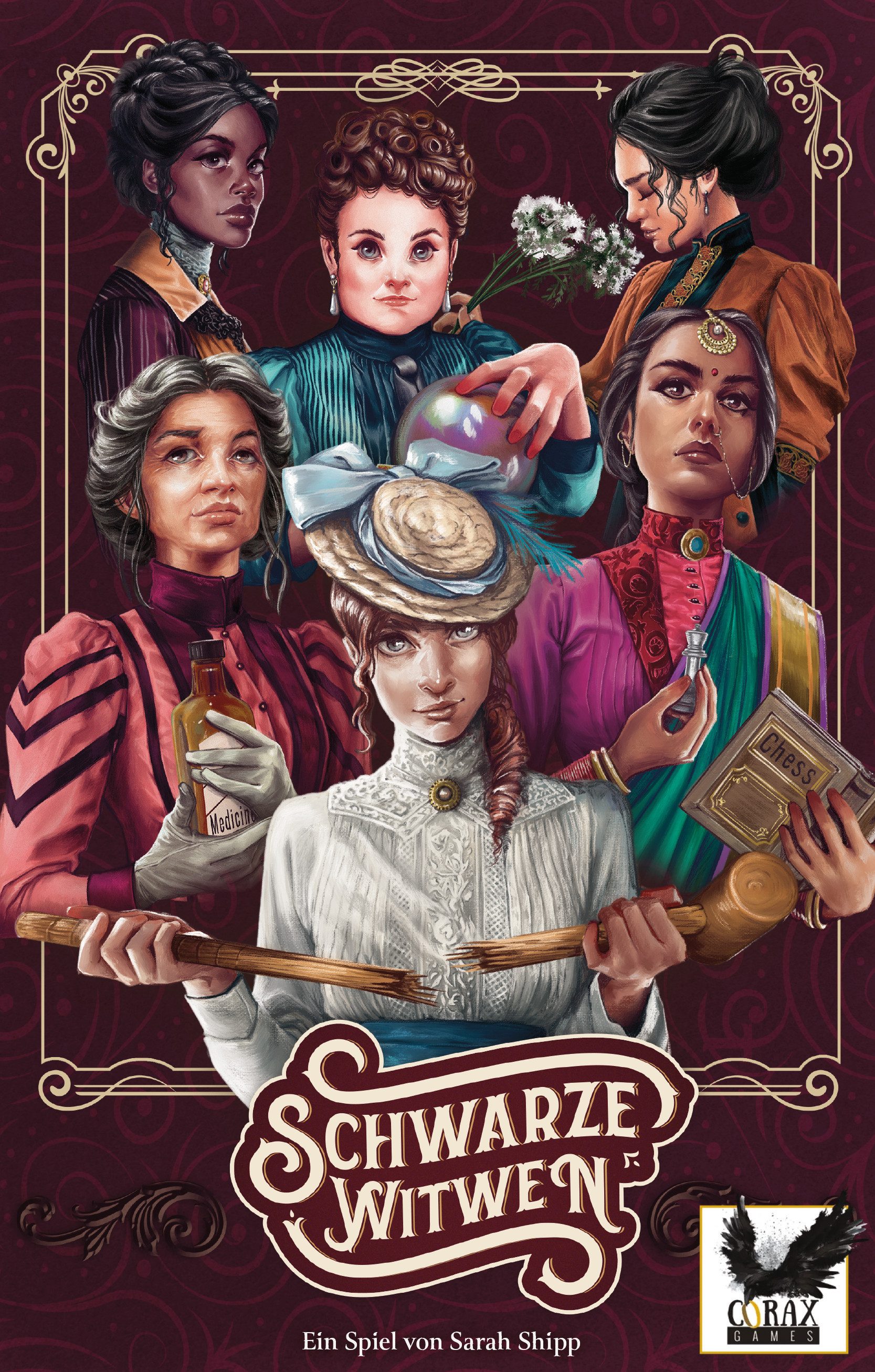 Corax Games Spiel Schwarze Witwen