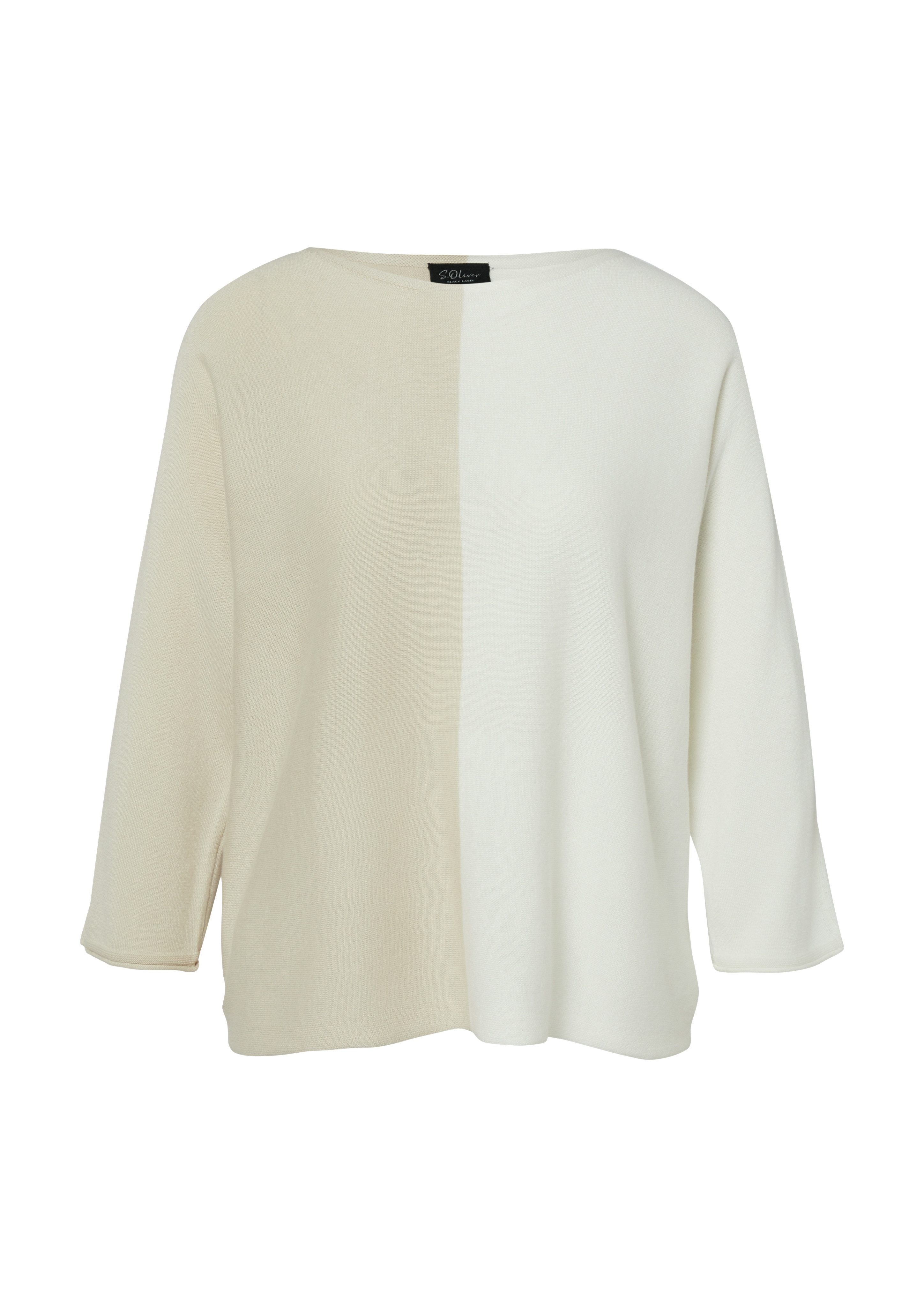 s.Oliver BLACK LABEL Strickpullover mit Fledermausärmeln günstig online kaufen