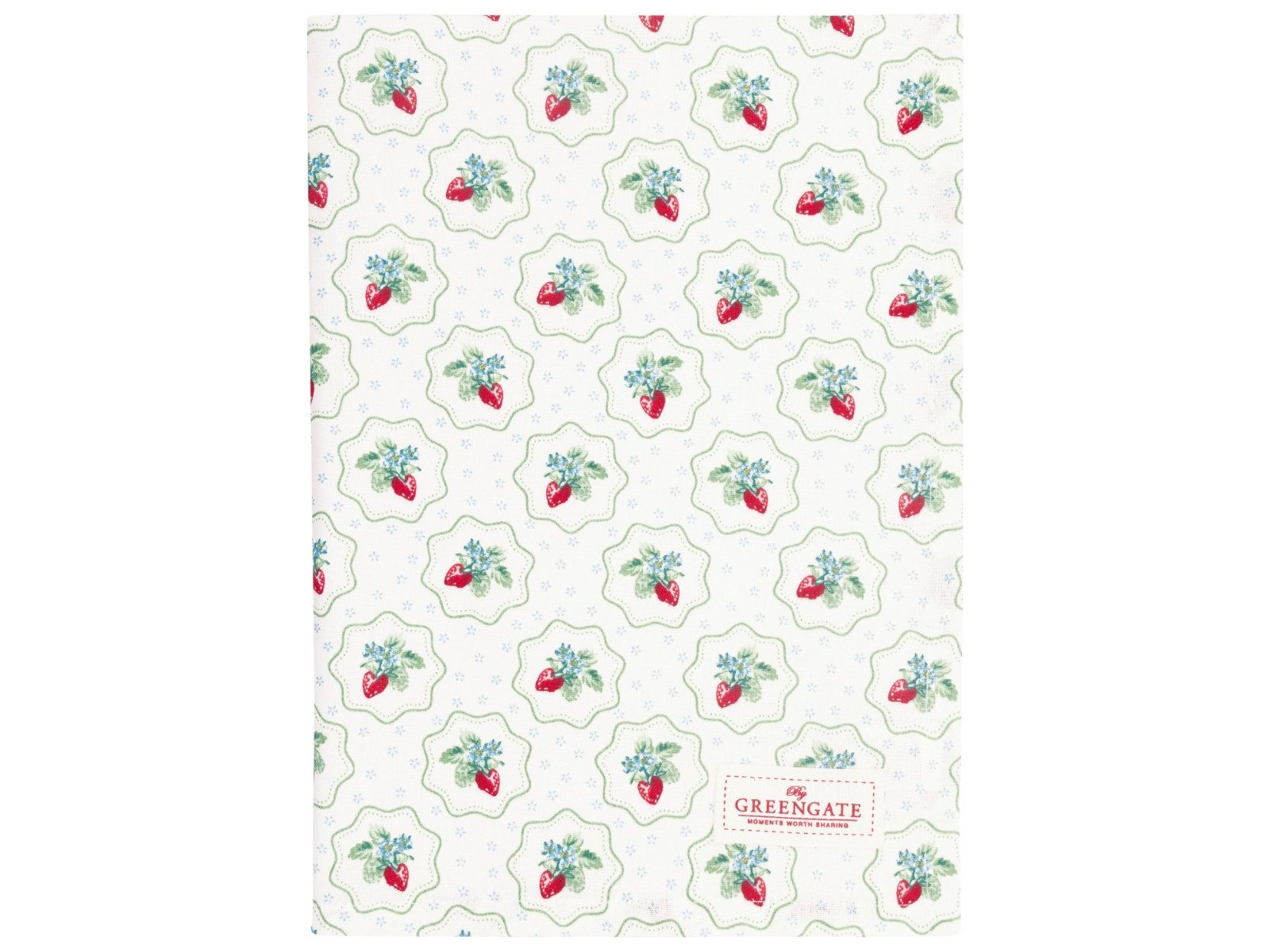 Greengate Geschirrtuch Berry Geschirrtuch petit white 70x50cm