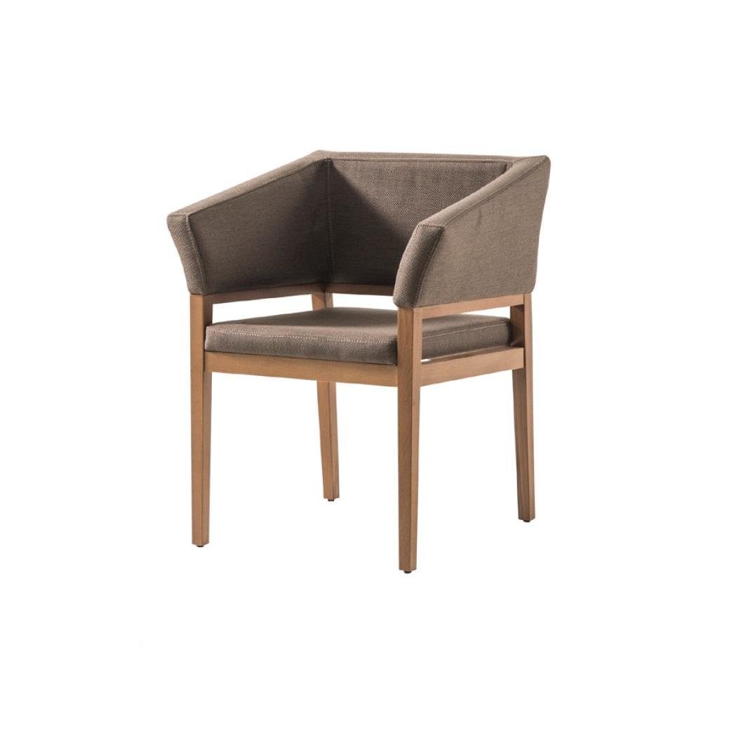 Design Klassischer Sessel Stuhl Stil Modern Polster Holz Möbel Sitz JVmoebel Stuhl,