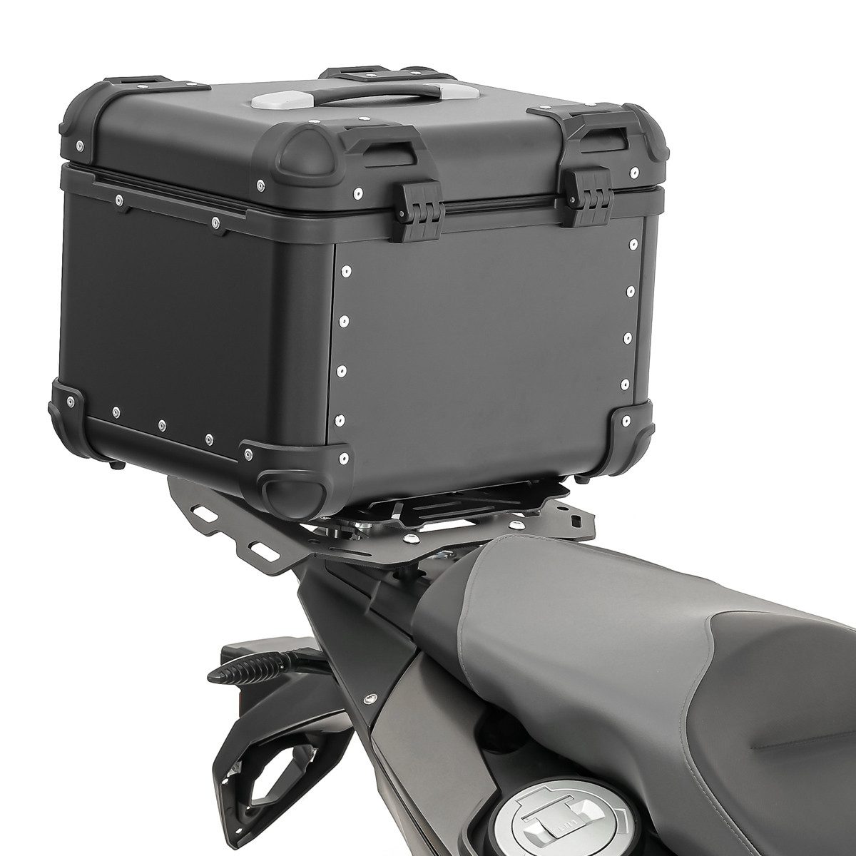 Bagtecs Topcase Set Alu Topcase + Gepäckbrücke für BMW F 650 GS / F 700 GS 08-17 XS45