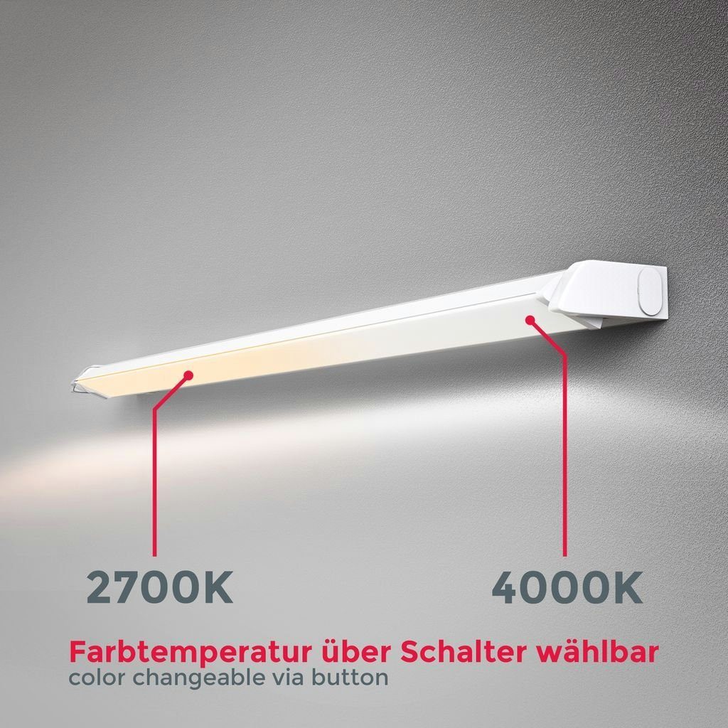 B.K.Licht LED Unterbauleuchte Küchenleiste Weiß 450lm 2700-4000K Schwenkbar günstig online kaufen