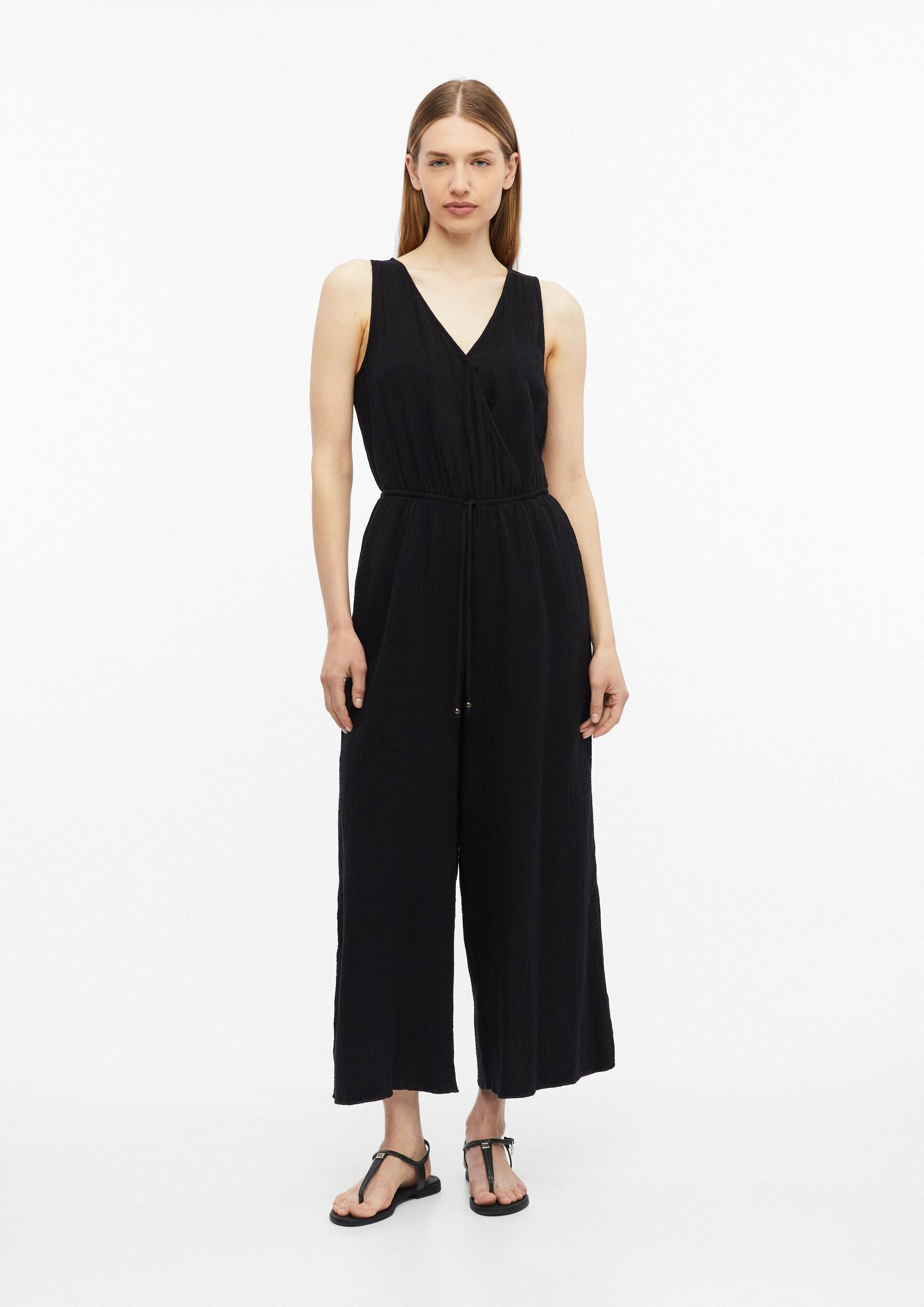 s.Oliver Jumpsuit Overall Overall aus Musselin mit elastischer Taille