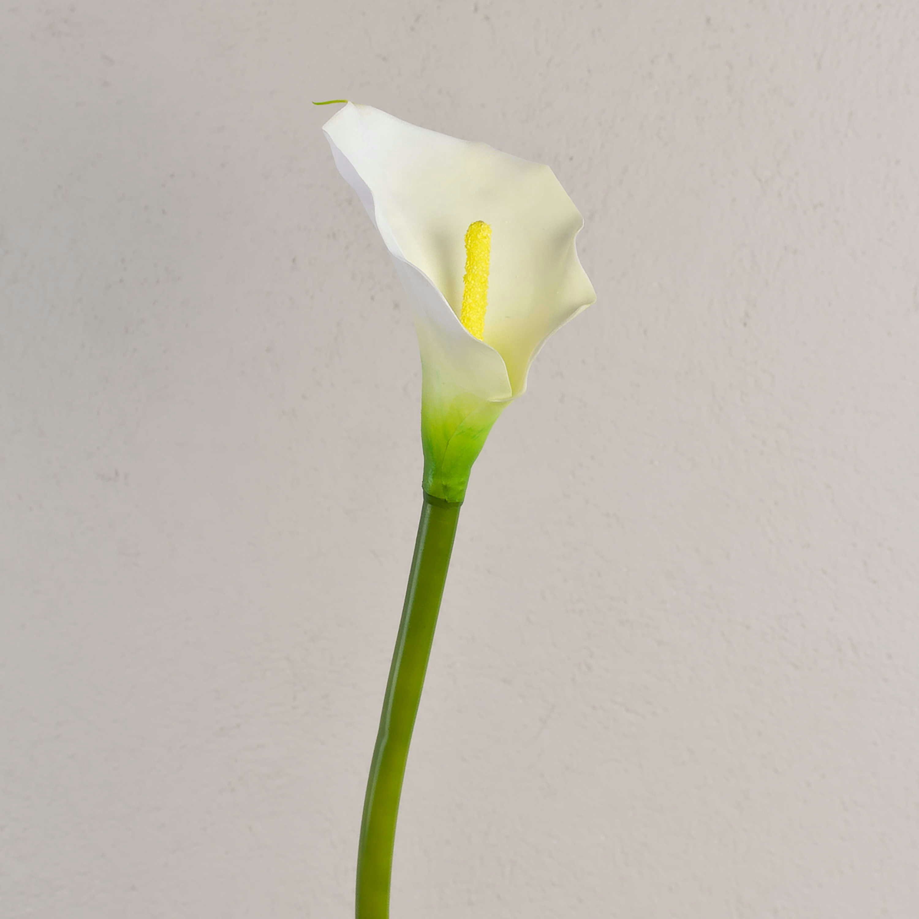 Kunstblume Kunst Calla, weiß, natürlich anfühlend, 70cm, 8x12cm Calla, artplants, Höhe 70.0 cm