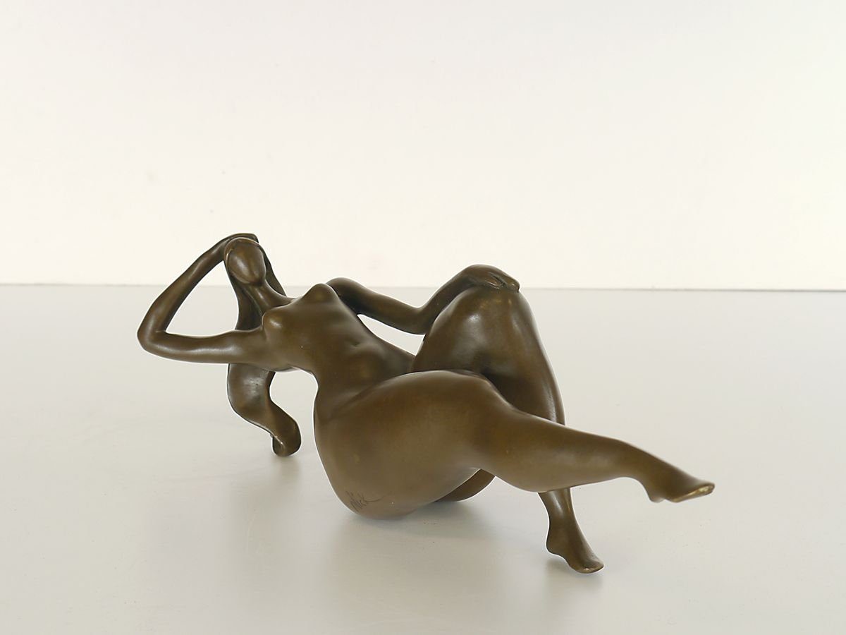 Bronze Frauenakt erotisch Dekoobjekt Darstellung moderne AFG Figur Frau