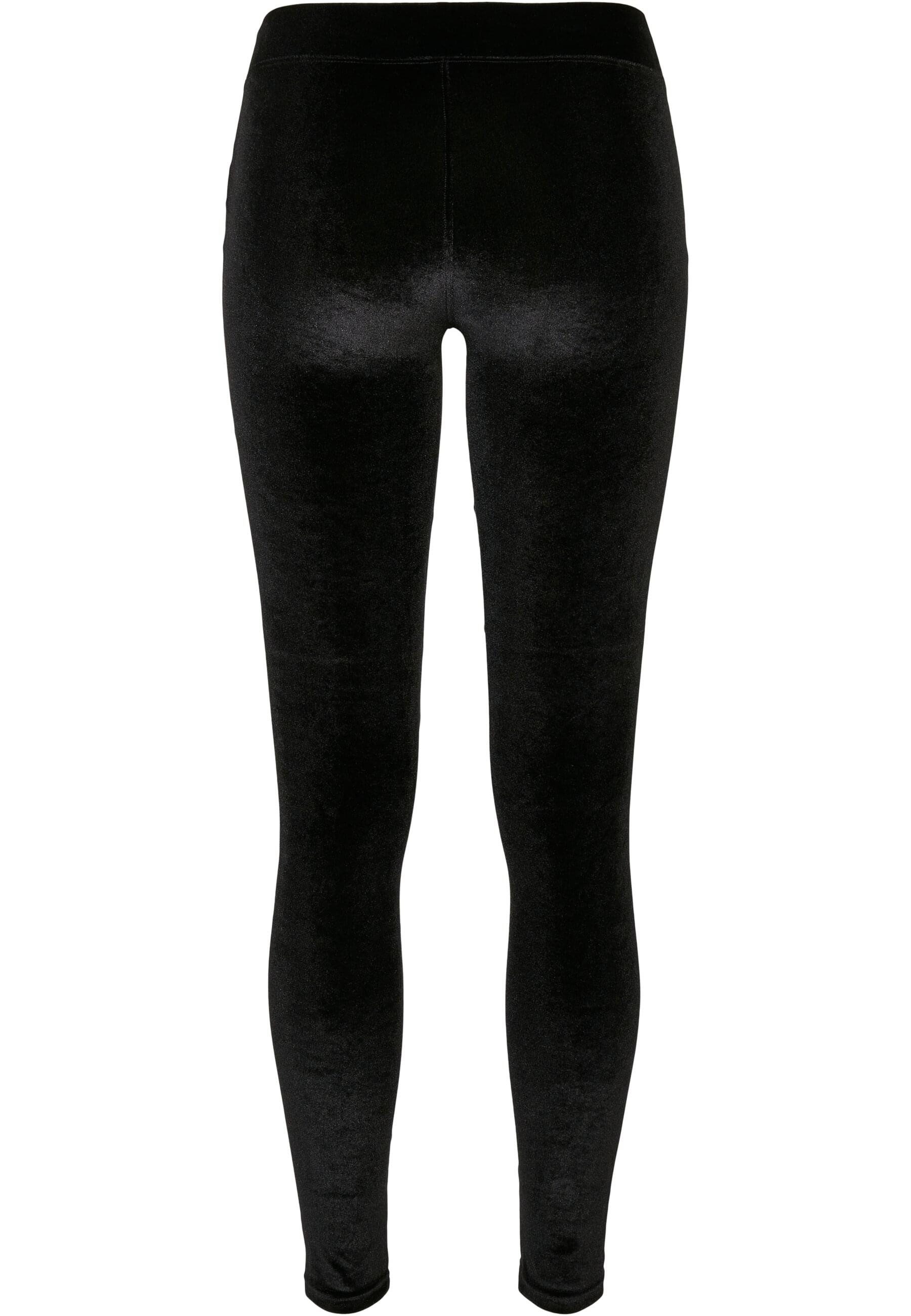 URBAN CLASSICS Leggings Urban Classics Damen Ladies Velvet Tech Mesh Leggin günstig online kaufen