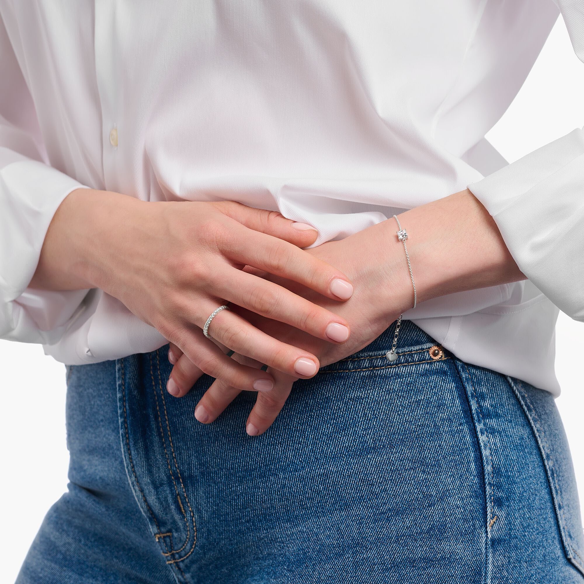 THOMAS SABO Fingerring Schmuck Silber 925 Ring, mit Zirkonia (synth)