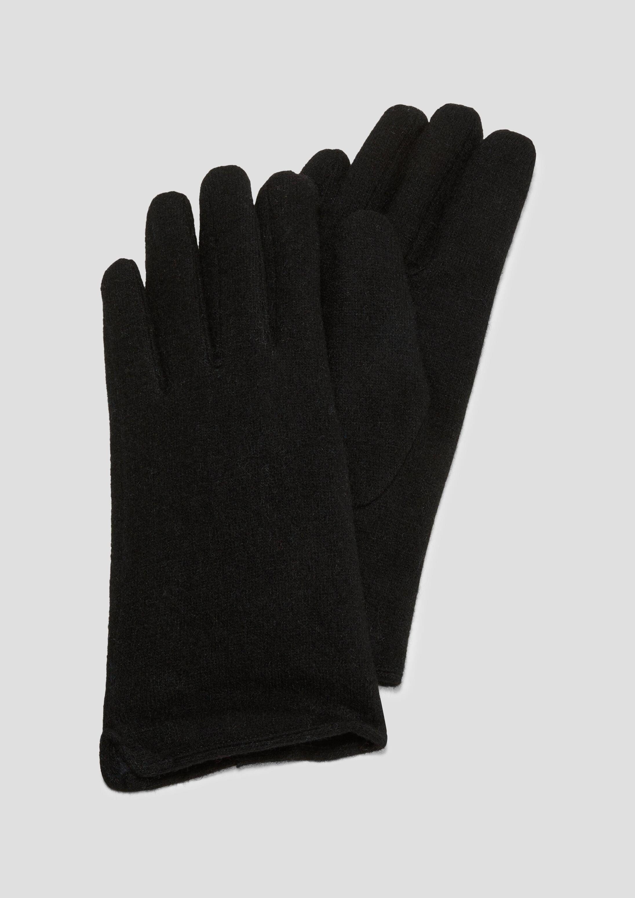 s.Oliver Strickhandschuhe Handschuhe Handschuhe aus Wollmix