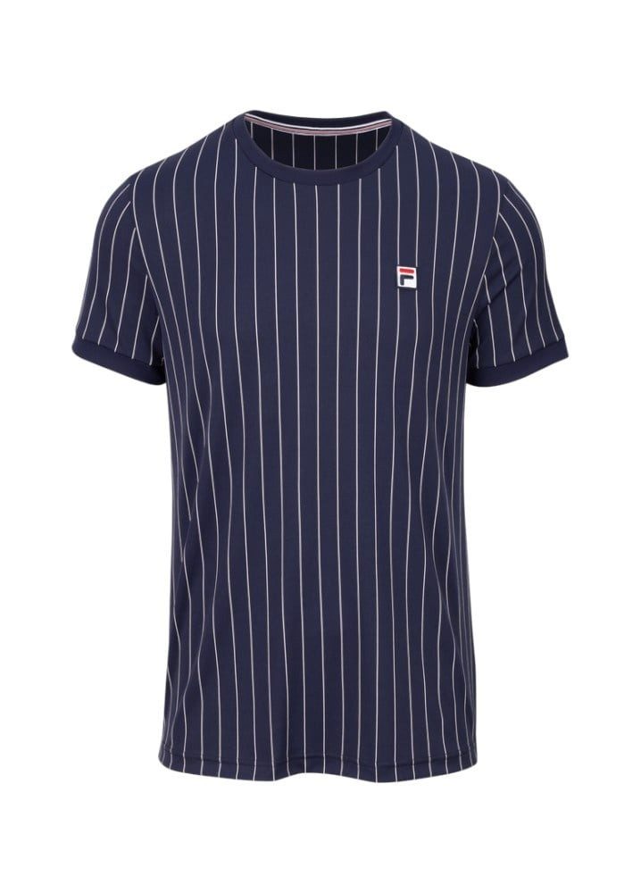 Fila T-Shirt BB1 Stripes (rec. Polyester) navyblau Herren