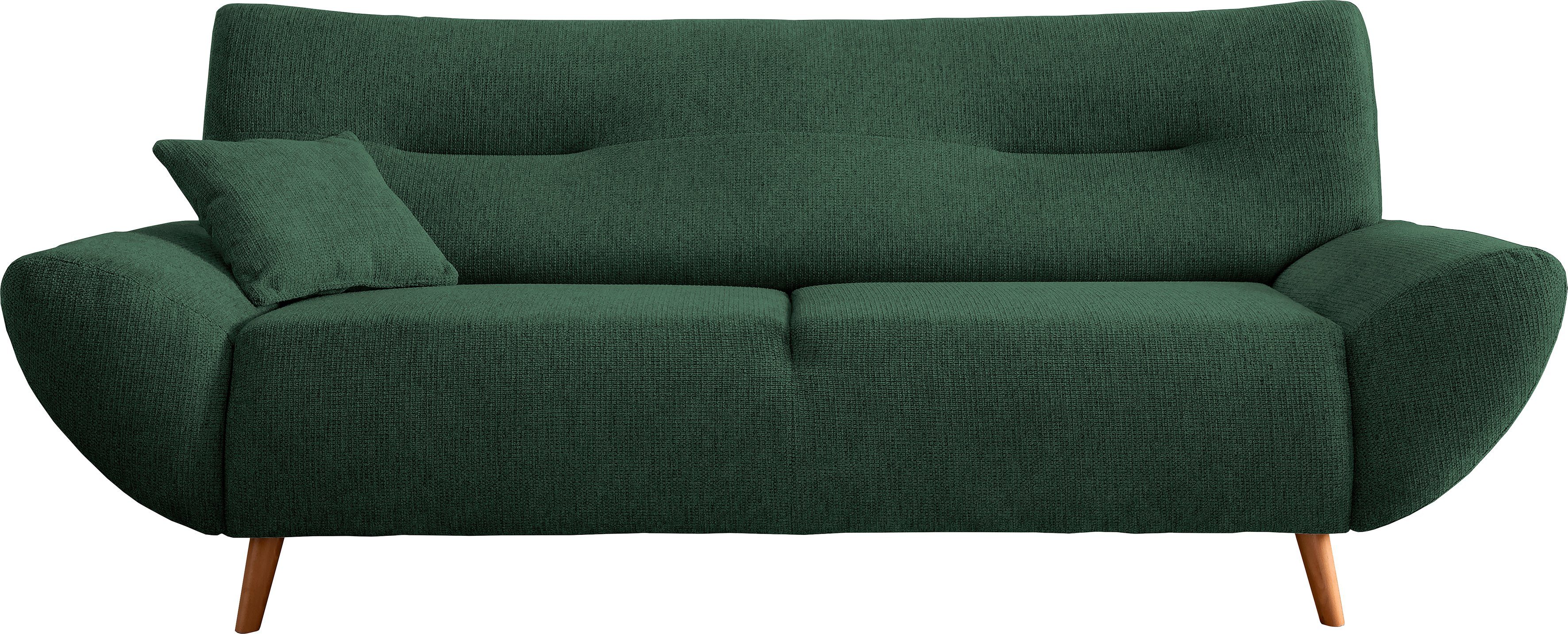 Home affaire Polstergarnitur Drago, modern und zeitlos, aktuelle Formensprache, komfortabel, (Set, 2-tlg., 3-Sitzer und 2-Sitzer), als Sessel/Polsterecke erhältlich, versch. Stoffe, inkl. 2 Zierkissen