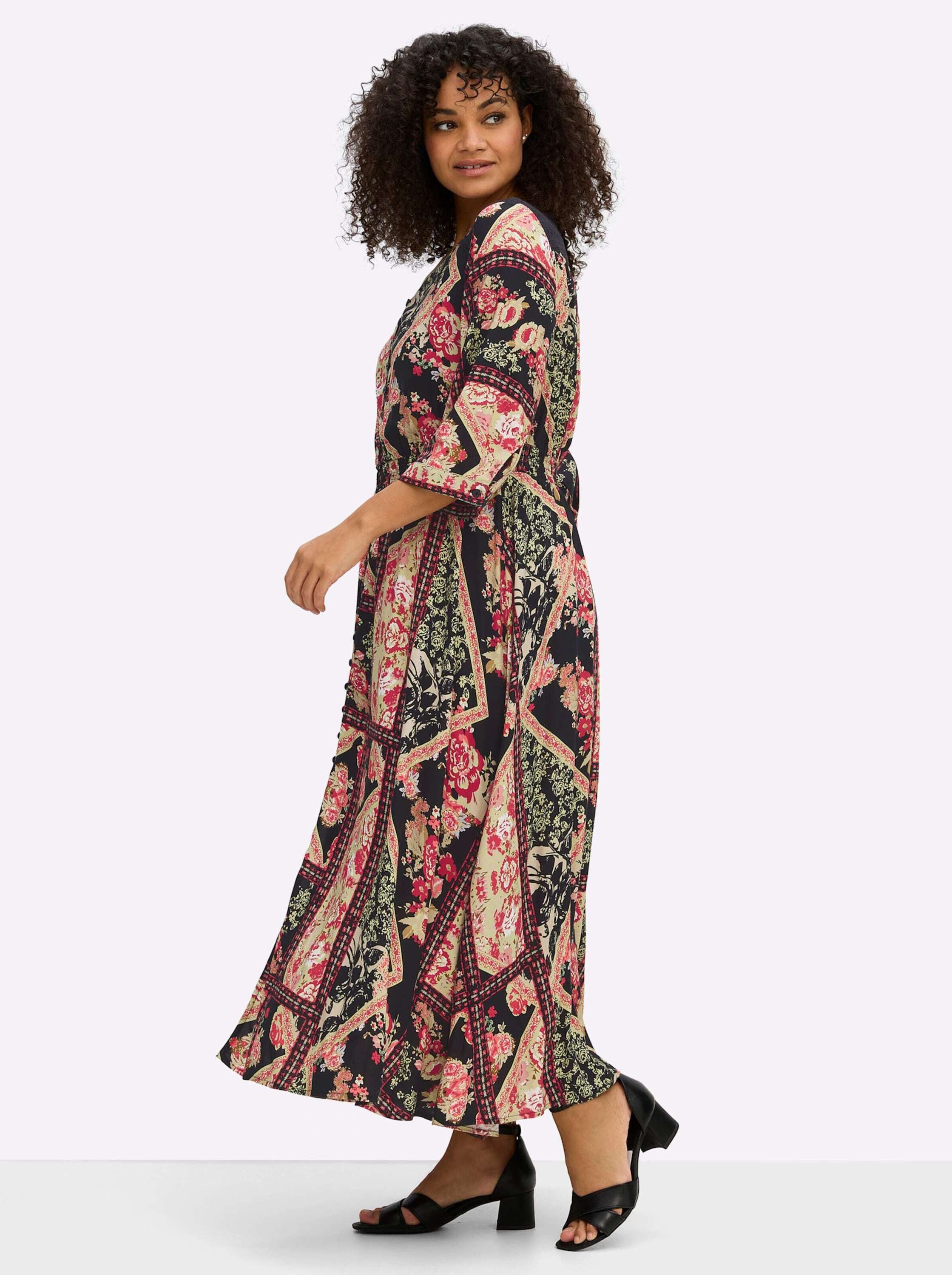 sheego by Joe Browns Etuikleid Kleid Kurzarm
