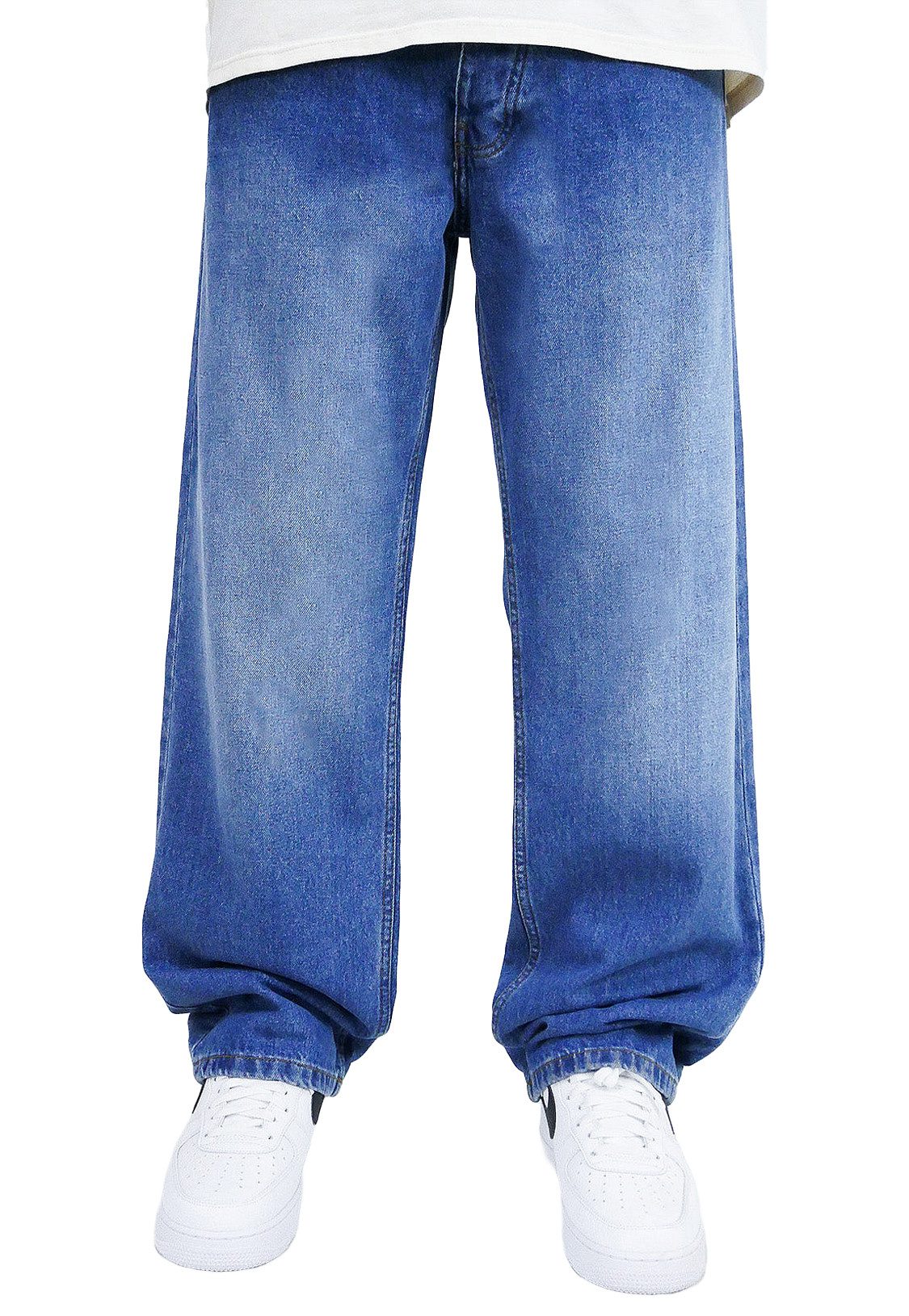 DADA Supreme Regular-fit-Jeans Bequem mit Logodruck Denim Minimal Baggy Pan günstig online kaufen