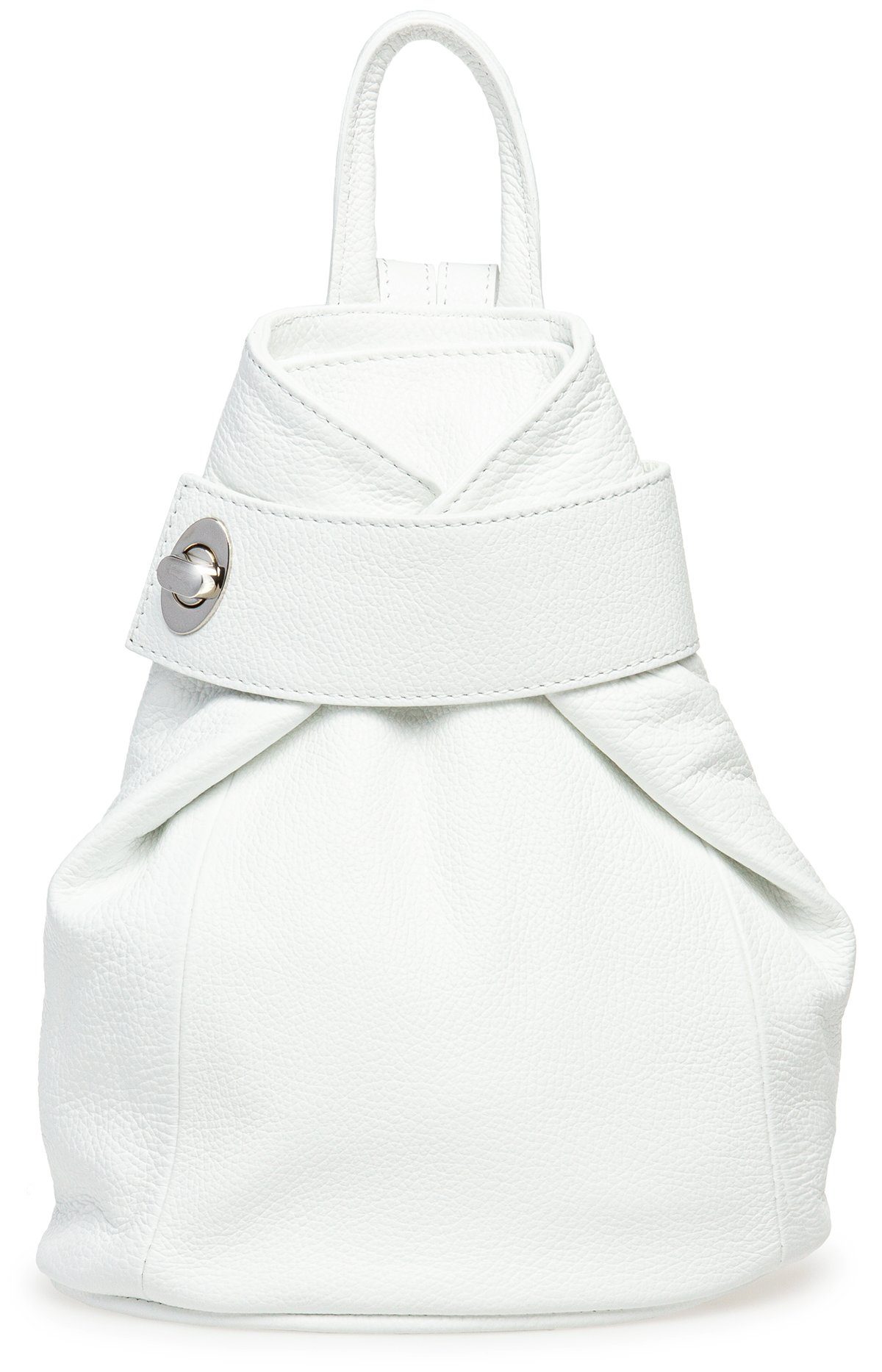 Caspar Cityrucksack Mittelgroßer Damen Rucksack aus Leder - CLASSIC LINE - Modell No.789