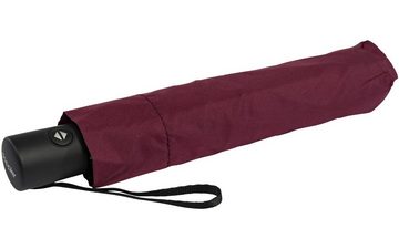 doppler® Taschenregenschirm zero magic, sehr leichter mini Schirm - royal berry, mit Auf-Zu-Automatik und UV-Schutz-Beschichtung