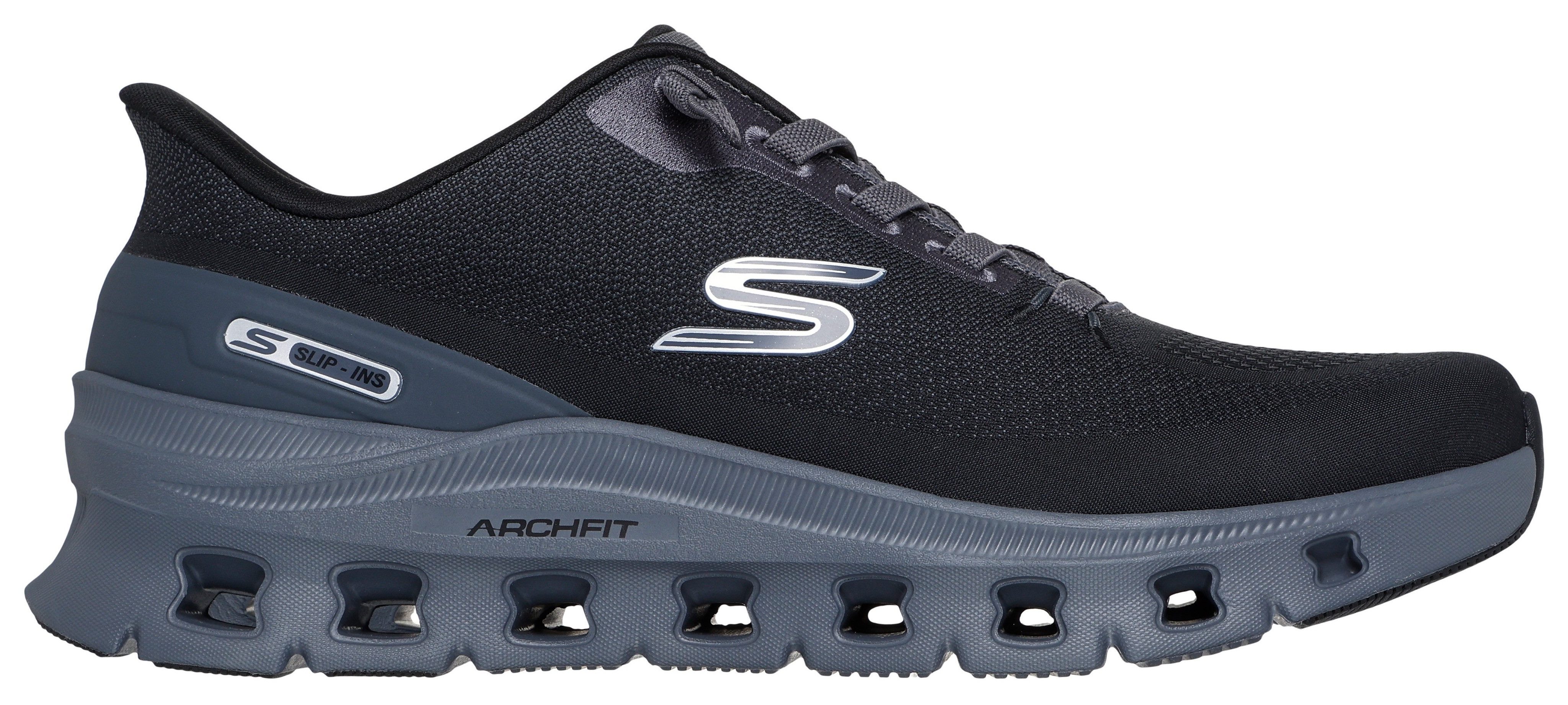 Skechers ARCH FIT GLIDE-STEP PRO Slip-On Sneaker Trainingsschuh, Laufschuh mit Glide-Step Sohle