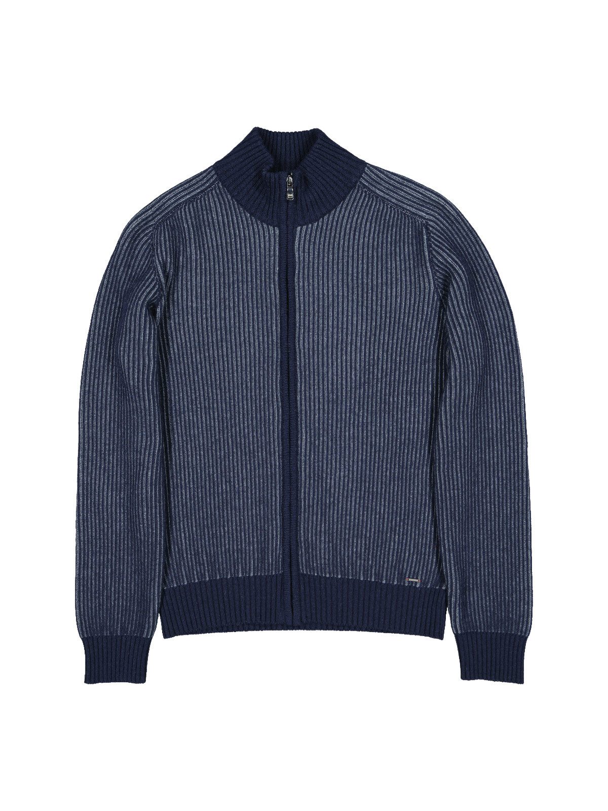 emilio adani Strickjacke Herren Strickjacke aus italienischem Garn, Saphirblau