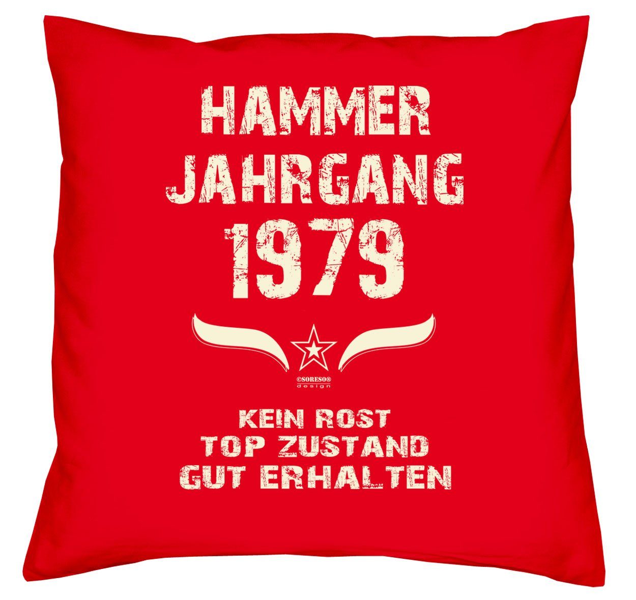 Soreso® Sitzkissen »Hammer Jahrgang 1979 Kissen Geschenk für Männer und  Frauen Farbe schwarz« online kaufen | OTTO