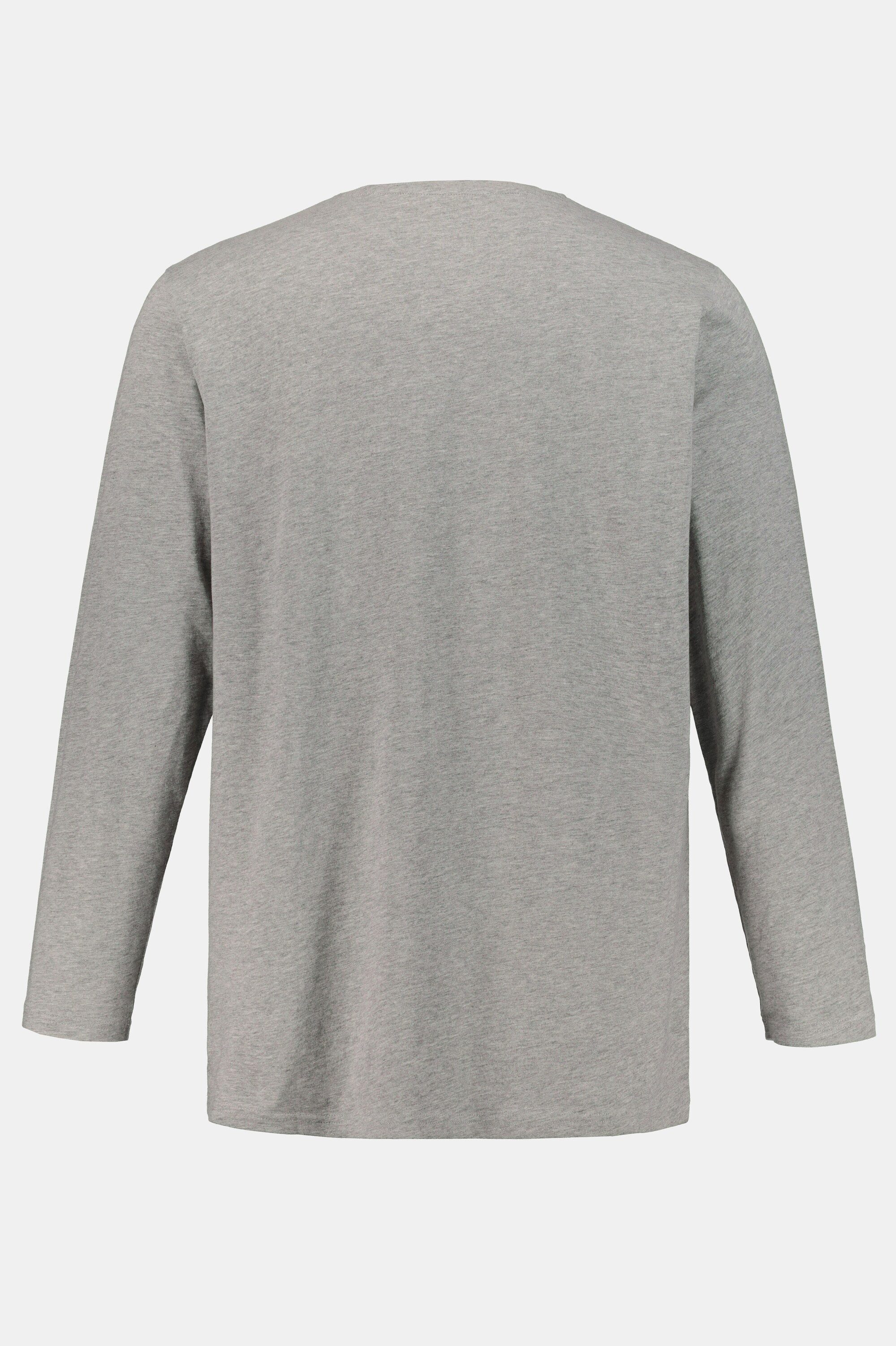 JP1880 T-Shirt Henley Basic Shirt Langarm Knopfleiste – Bild 3 von 3