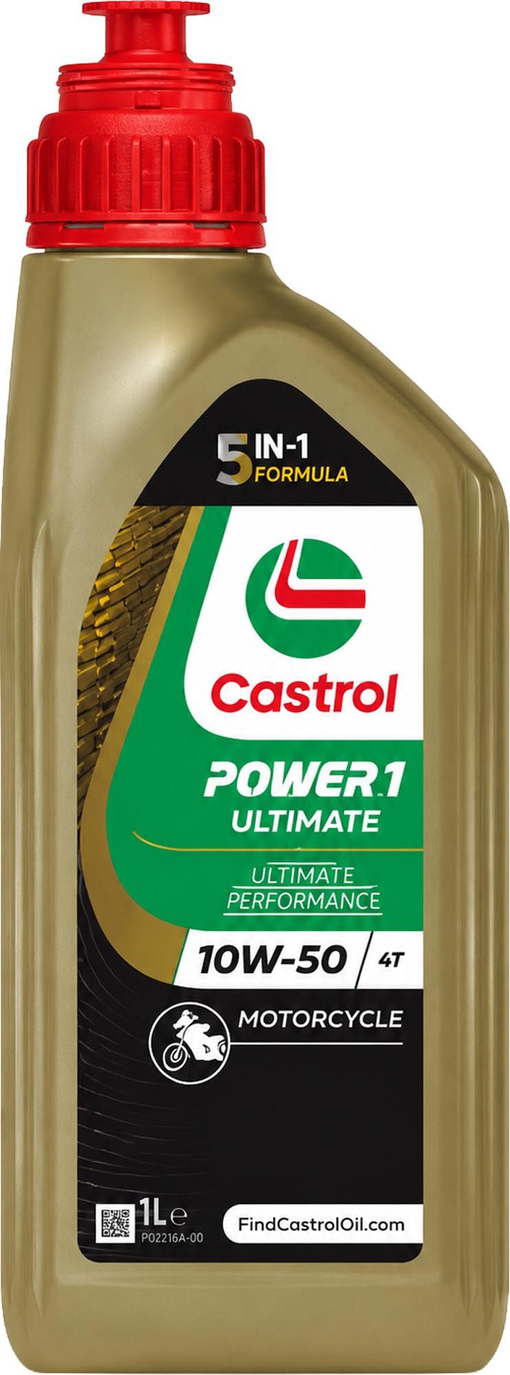 Castrol Motorrad-Additiv Power 1 Ultimate 4T 10W-50 Motoröl 1 Liter
