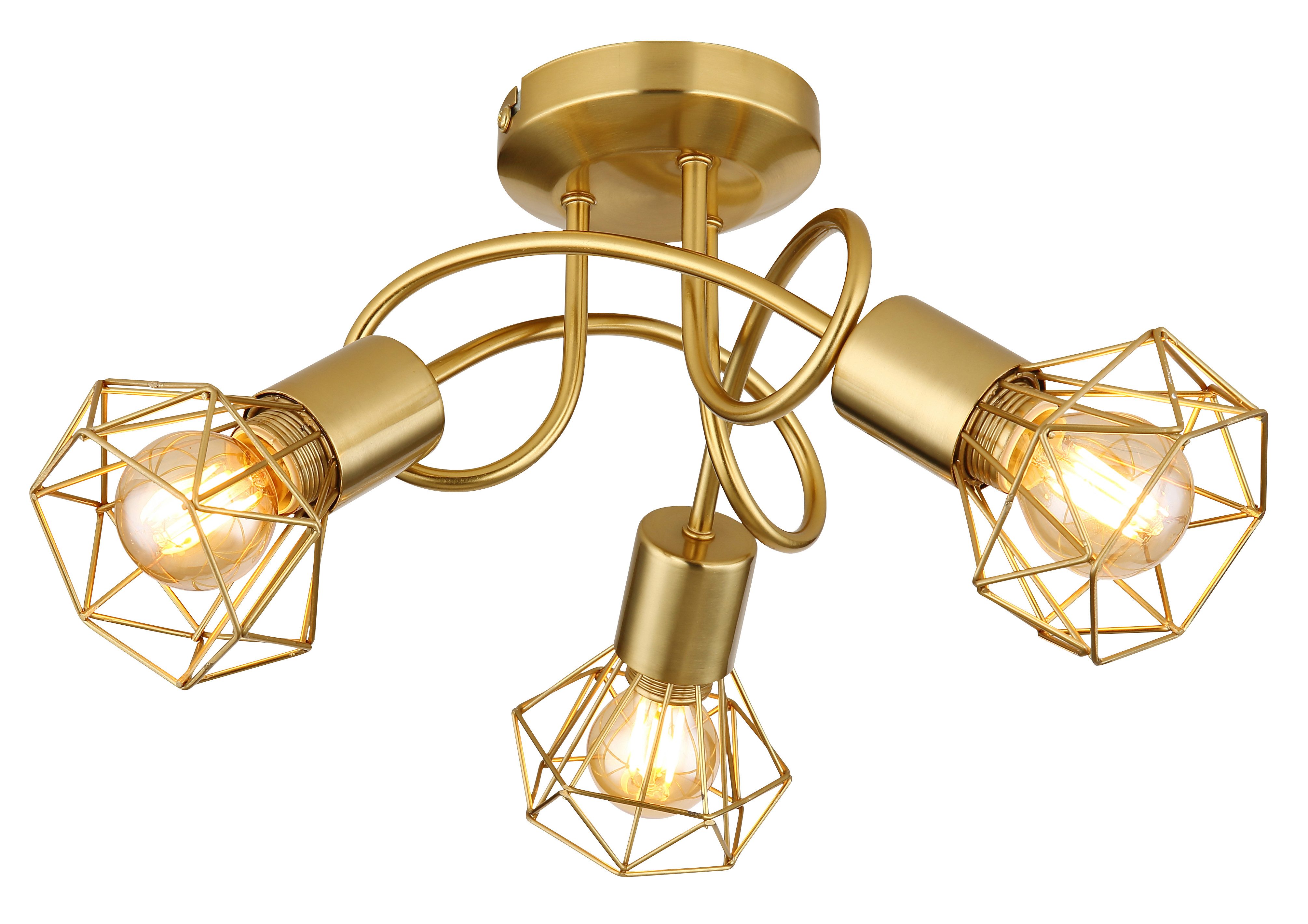 GLOBO LIGHTING Deckenleuchte XARA I, ohne Leuchtmittel, Deckenlampe/Wohnzim günstig online kaufen